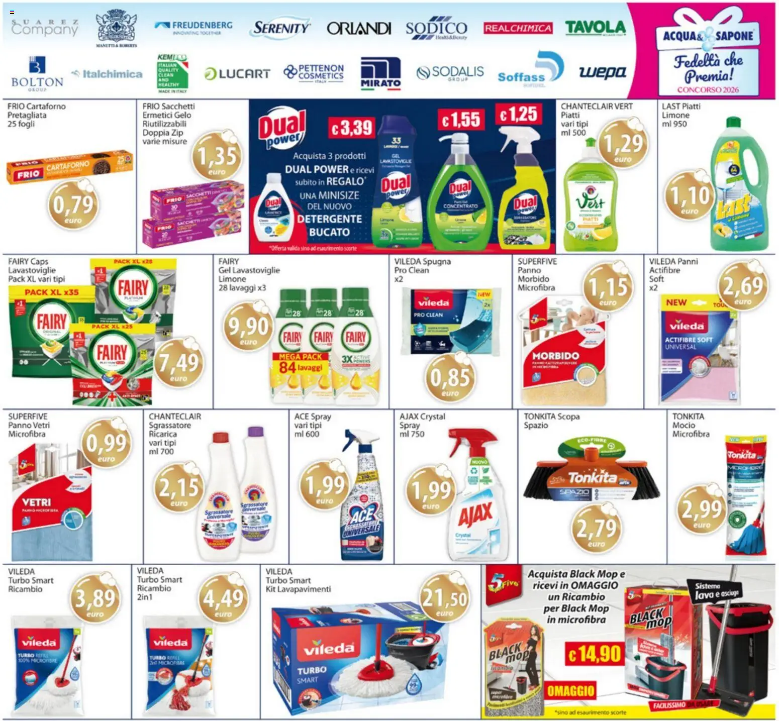 Volantino Acqua e Sapone del 07.04.2026 | Pagina: 17 | Prodotti: Sapone, Detergente, Sgrassatore, Limone