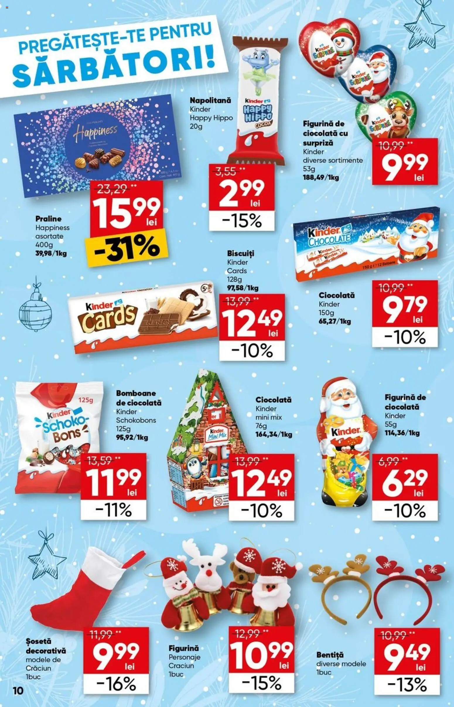 Noul catalog Profi – valabil de la 12.11.2025 | Pagină: 10 | Produse: Praline, Ciocolată, Bomboane, Biscuiți