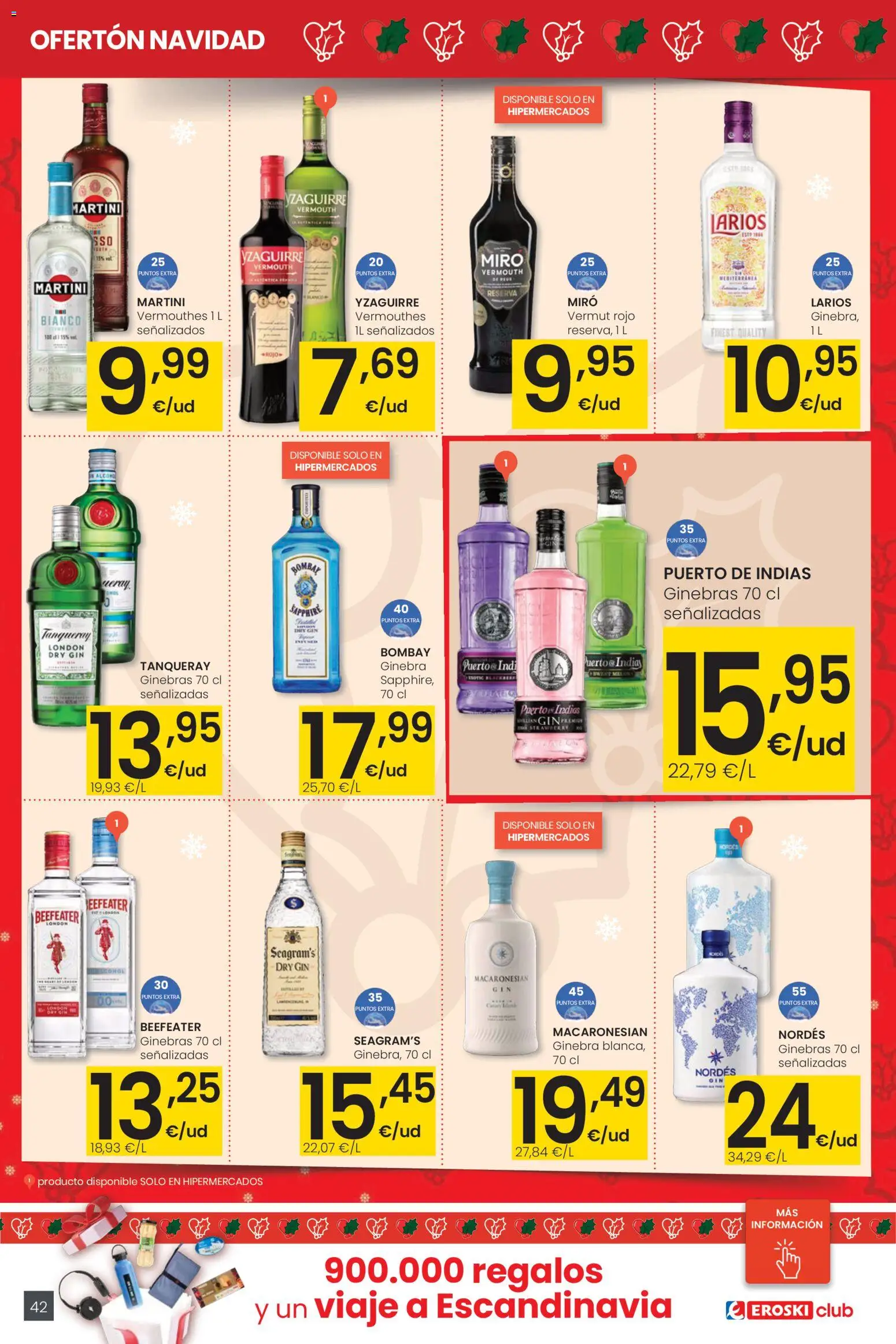 Eroski - Navidad │ válido desde el 18.12.2025 | Página: 42 | Productos: Φορτιστής, Ginebra