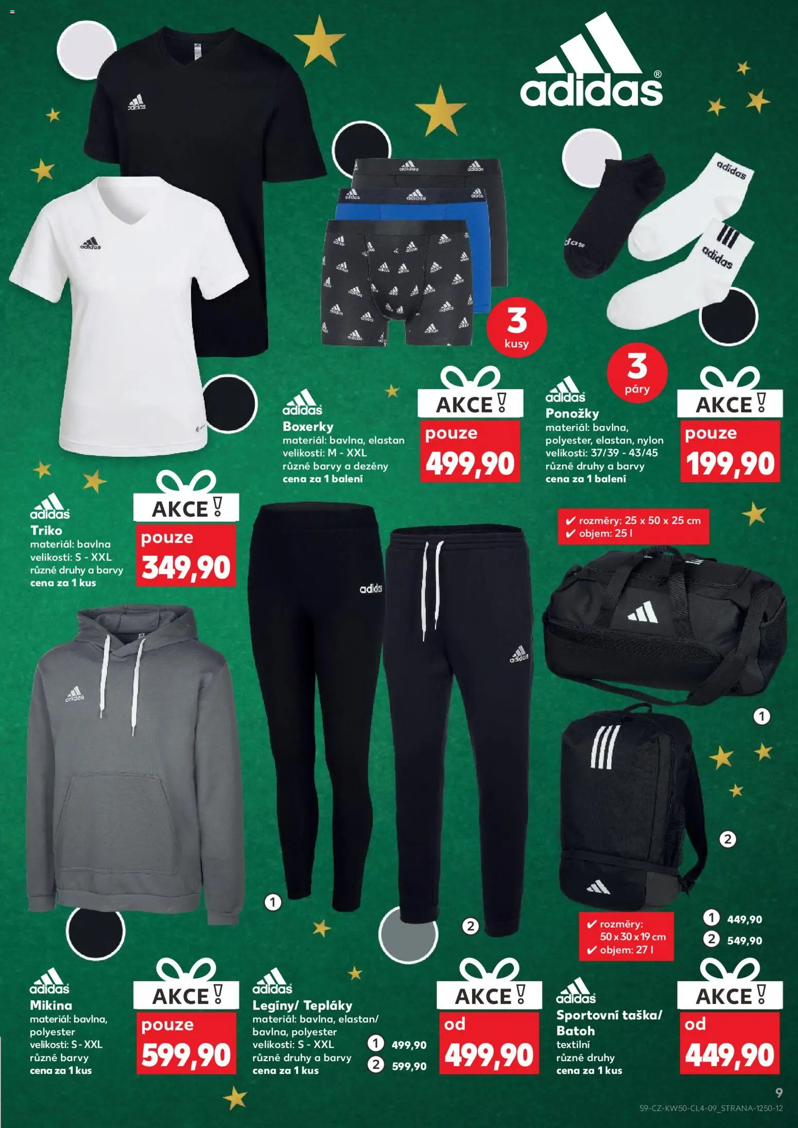 Kaufland leták - Praha 8 od 10.12.2025 | Strana: 9 | Produkty: Mikina, Ponožky, Tepláky, Barvy