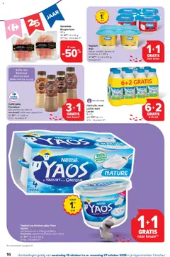 Carrefour - Hypermarkten Promoties  - Voorbeeld van een folder van Carrefour, geldig van 15.10.2025 | Pagina: 16 | Producten: Halfvolle Melk, Cappuccino, Yoghurt, Koffie