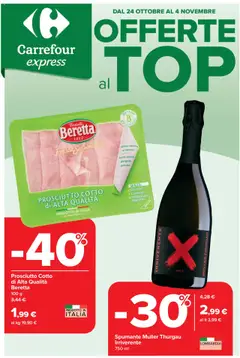 Anteprima del volantino Carrefour Express - Torino catalogo valido a partire dal 24.10.2025