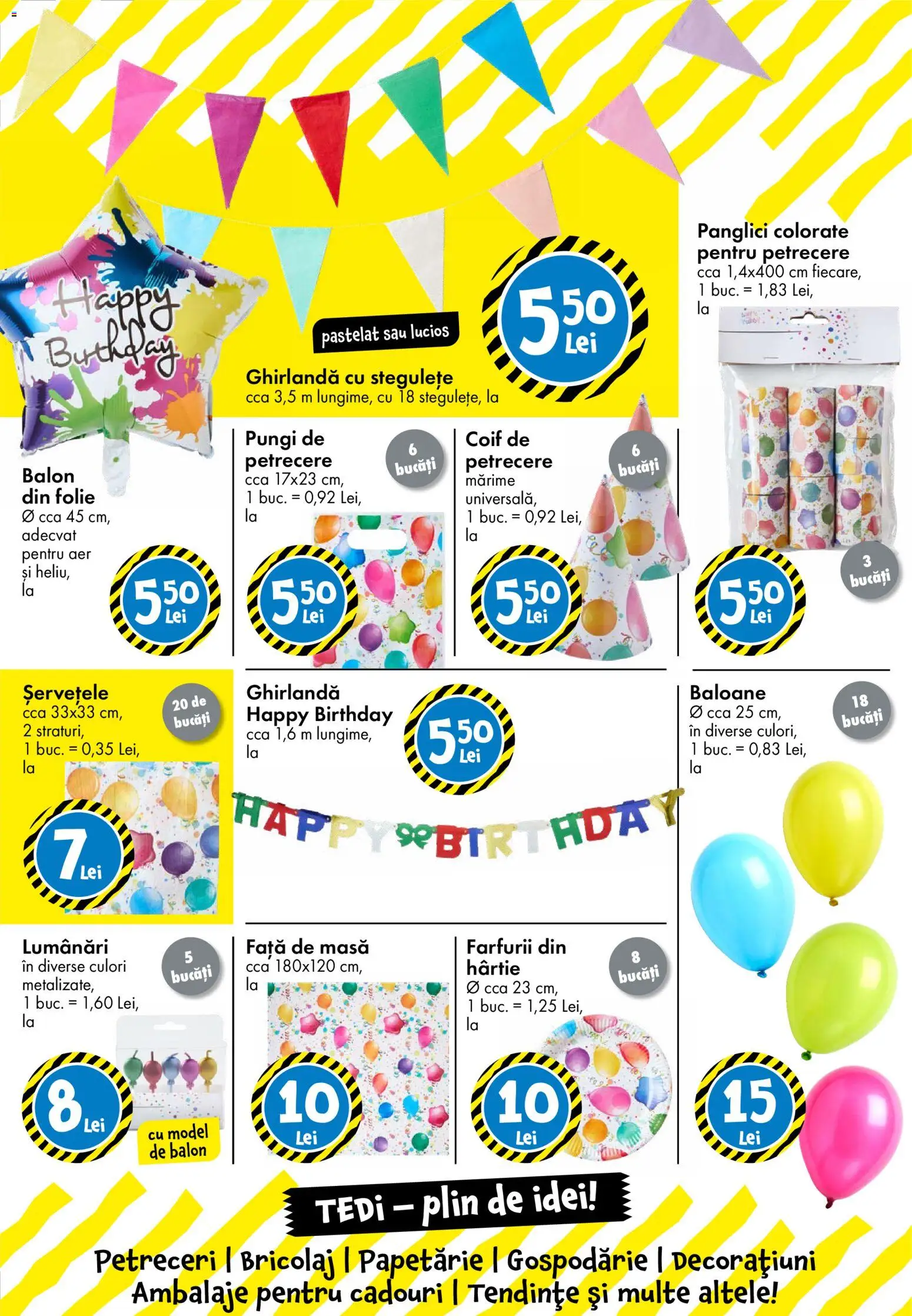 Noul catalog TEDi – valabil de la 13.03.2026 | Pagină: 32 | Produse: Față de masă, Masă