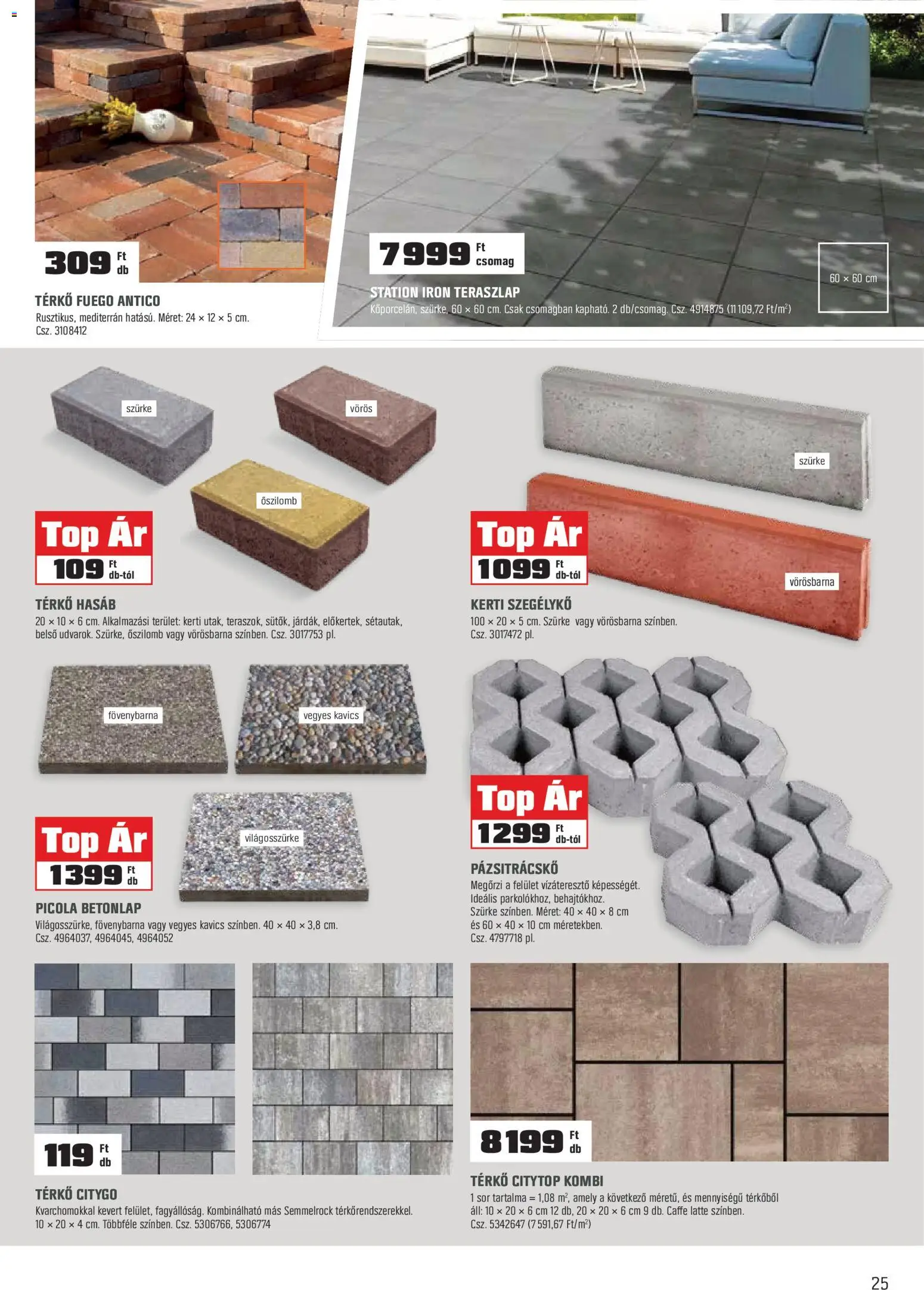 OBI akciós ujság - amely érvényes a következő dátumtól: 31.03.2026 | Oldal: 25 | Termékek: Kavics, Szegélykő, Sör