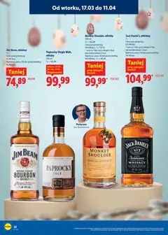 Pogląd oferty "Jim Beam, whiskey, 1L" - ważna od 17.03.2026 | Strona: 33
