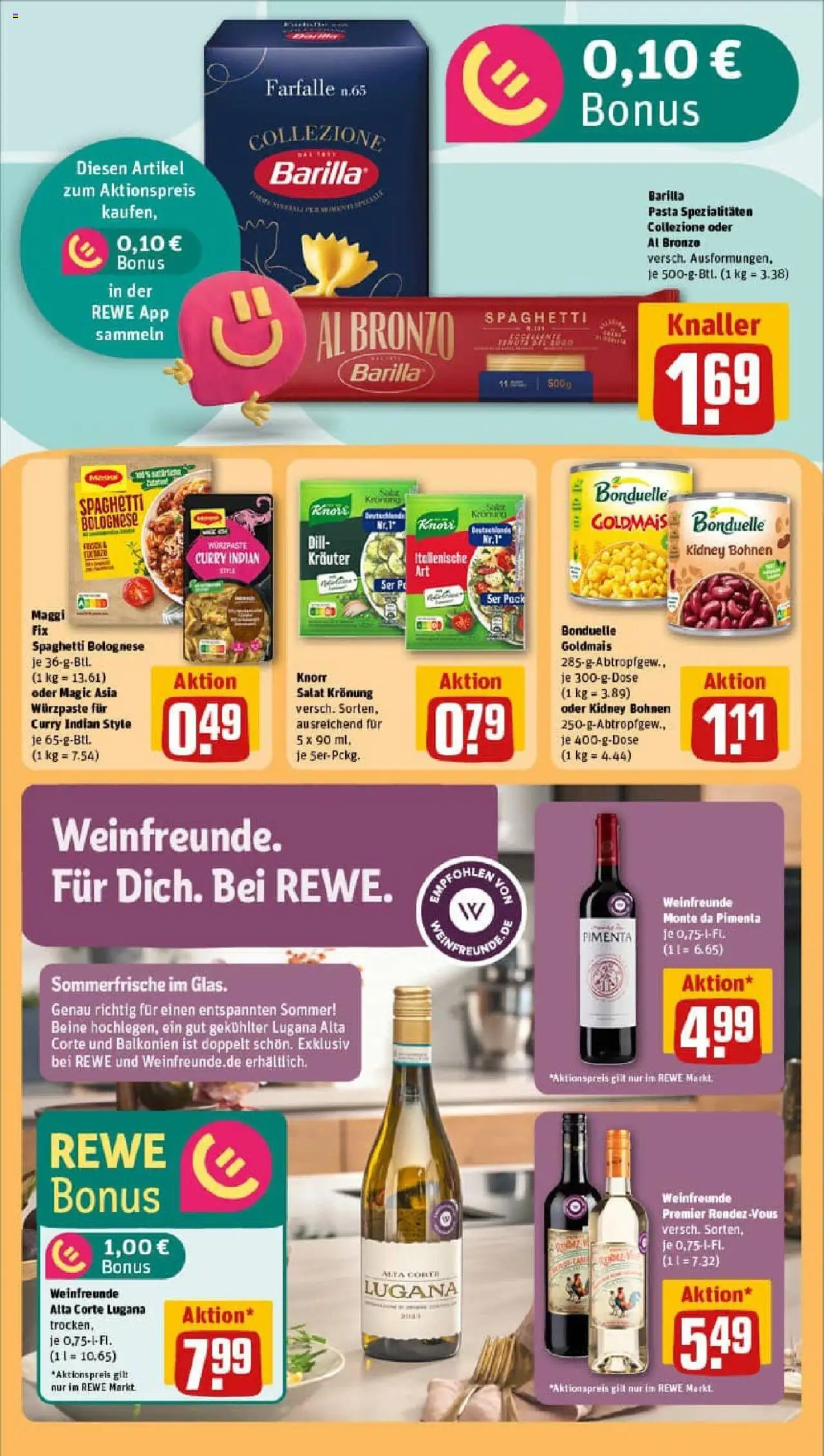 Rewe prospekt Weimar	 - gültig ab dem 03.08.2025 | Seite: 21 | Produkte: Maggi, Knorr, Maggi fix, Salat