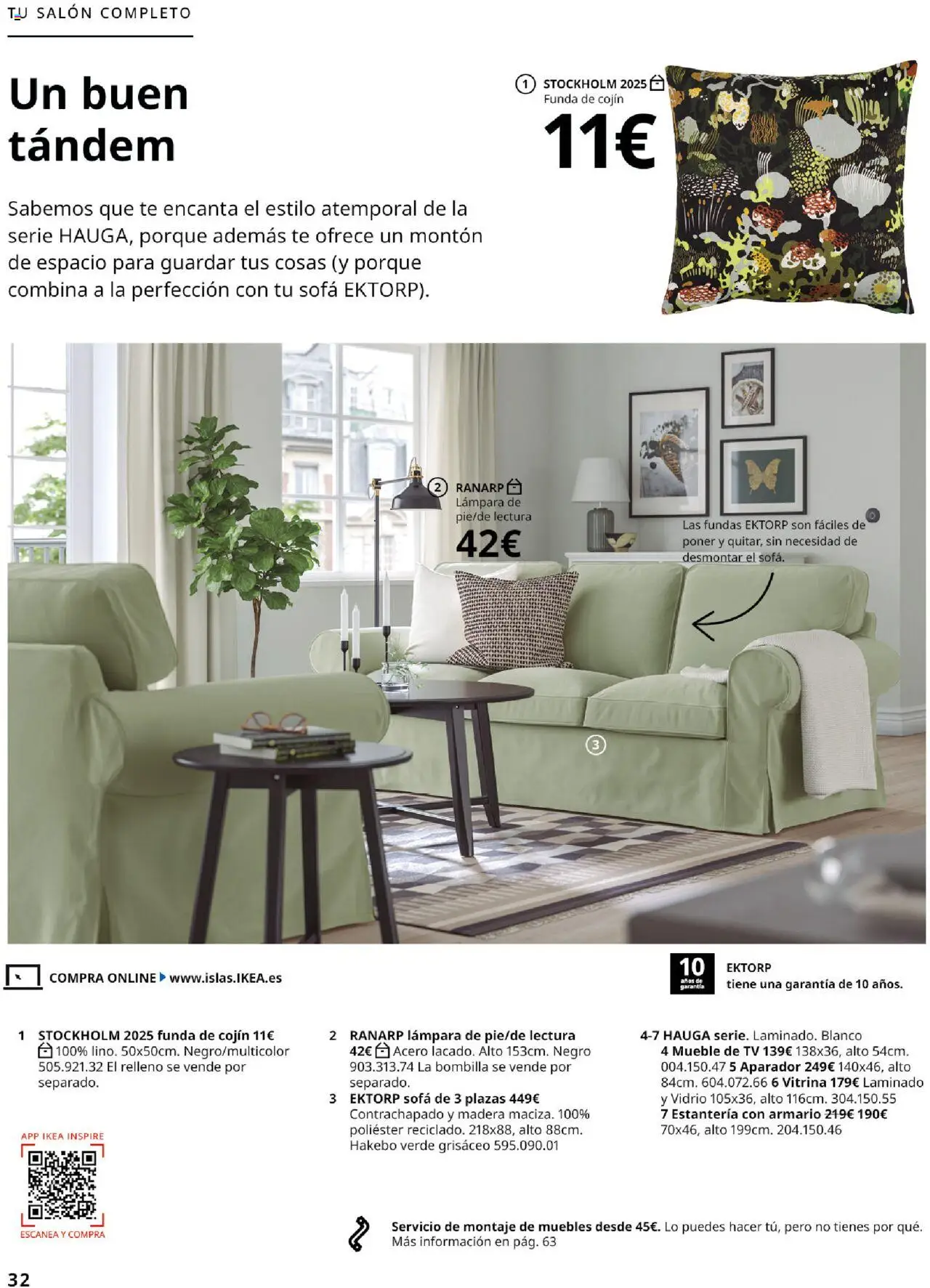 Catálogo IKEA Salones │ válido desde el 01.09.2025 | Página: 32 | Productos: Té, Muebles, Armario, Lámpara