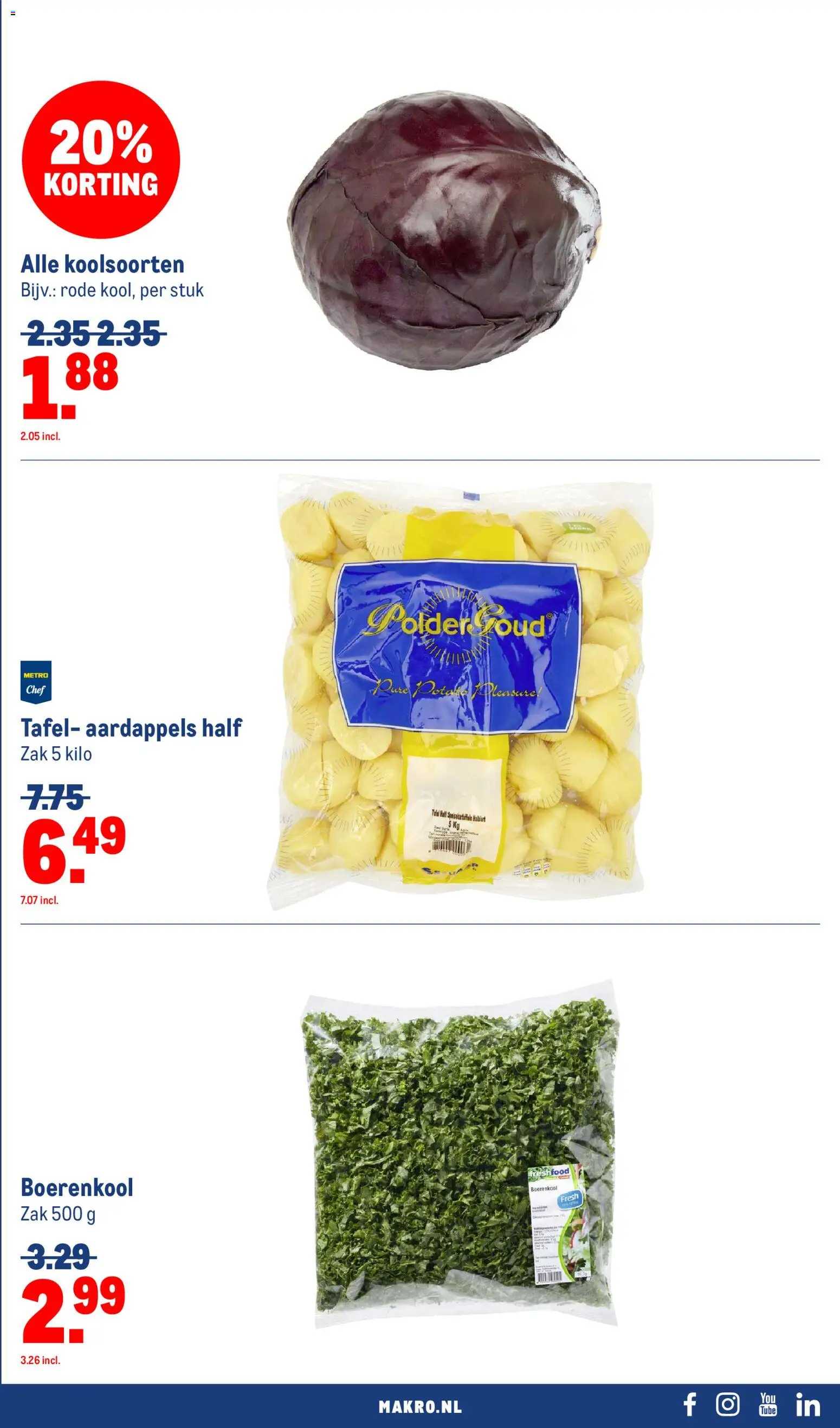 {H1} | Pagina: 29 | Producten: Boerenkool, Zak, Tafel