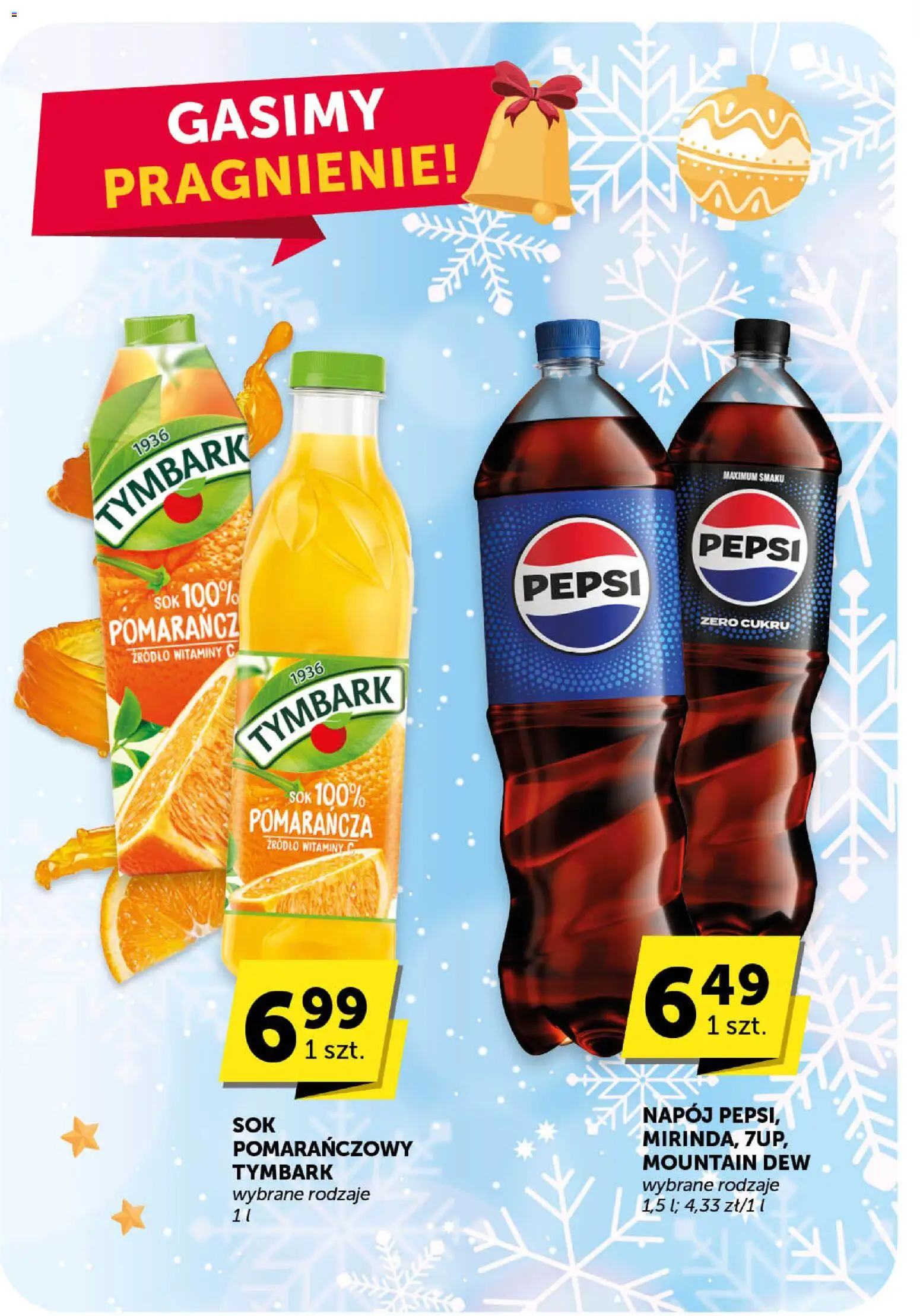 Groszek Gazetka - Minimarket od 27.11.2025 | Strona: 30 | Produkty: Pepsi, Sok