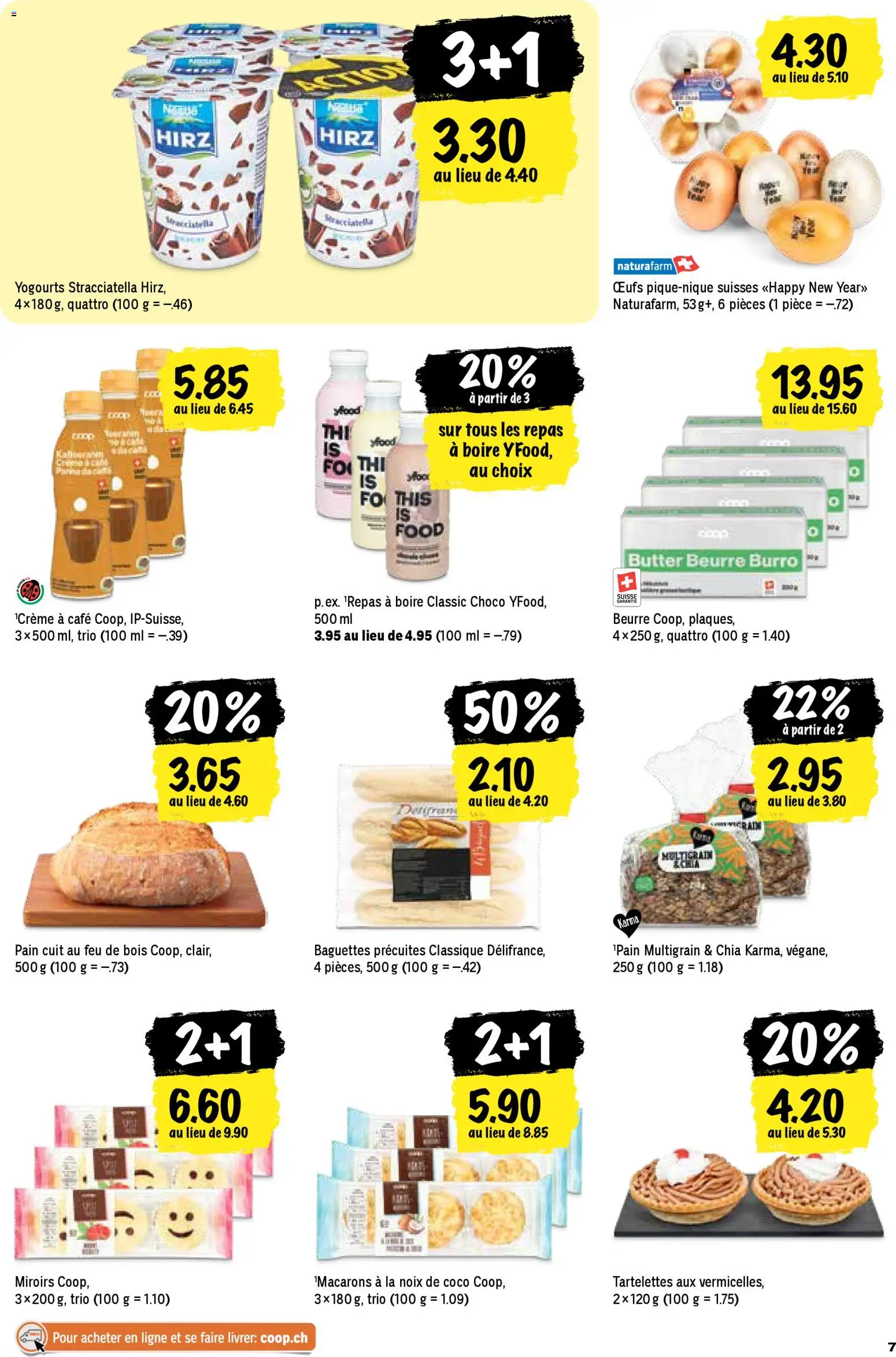 Coop - Les actions de la semaine – gültig ab 29.12.2025 | Seite: 7 | Produkte: Butter