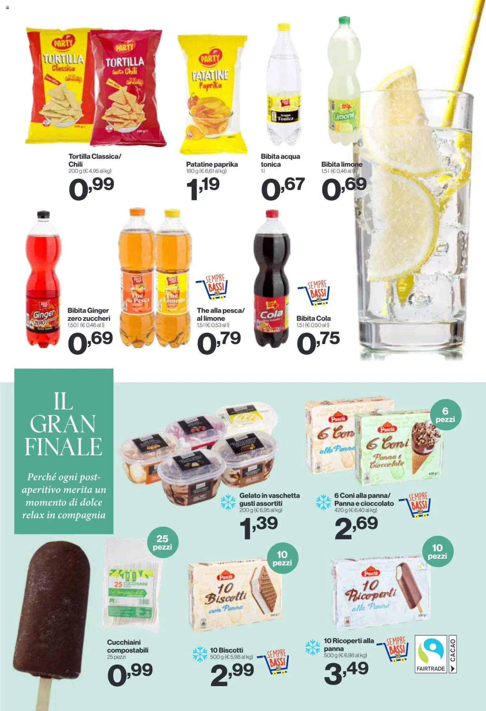 Volantino IN's del 22.04.2026 | Pagina: 5 | Prodotti: Cioccolato, Pesca, The, Aperitivo