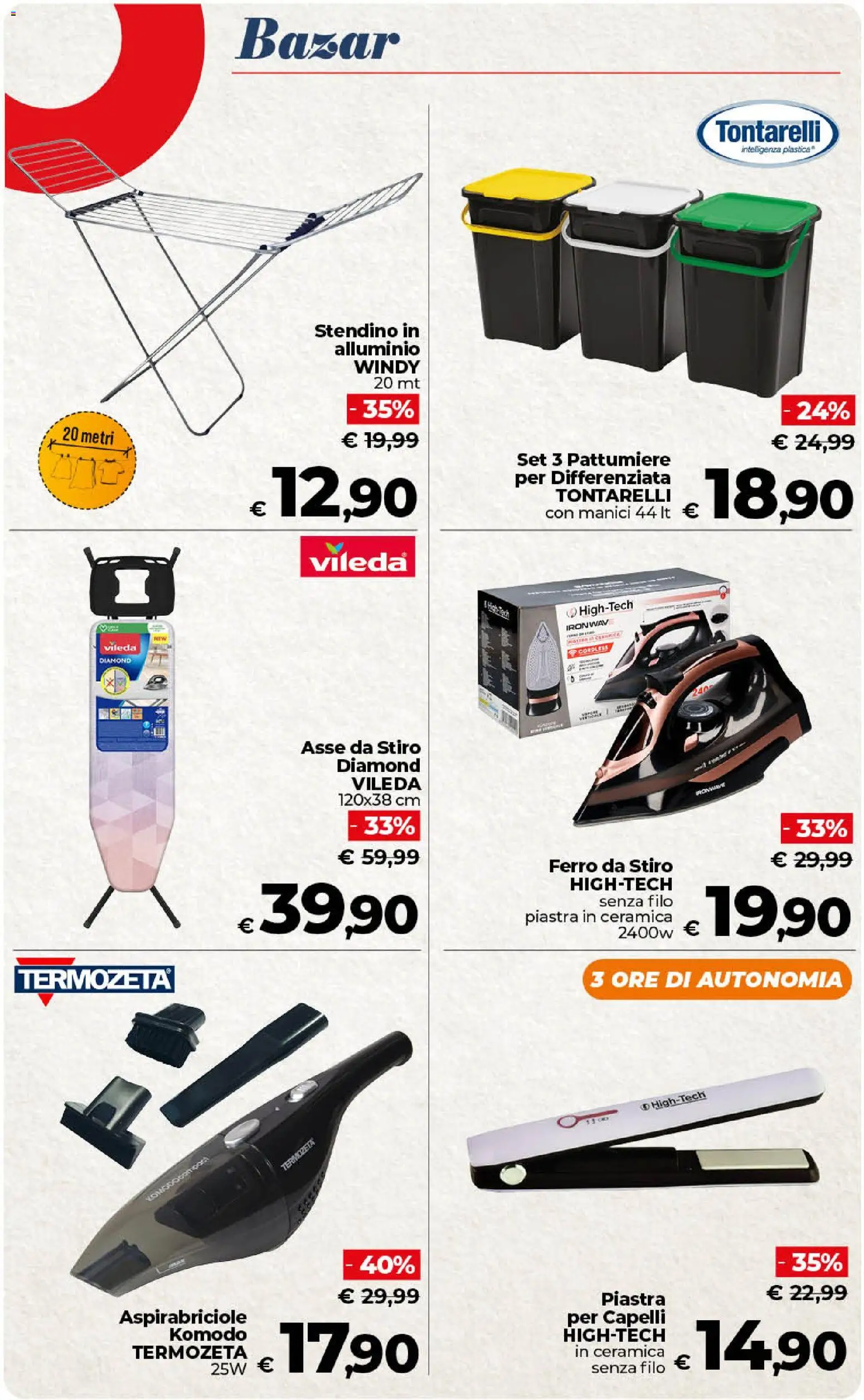 Volantino COOP del 17.04.2026 | Pagina: 47 | Prodotti: Stendino, Alluminio, Ferro da stiro