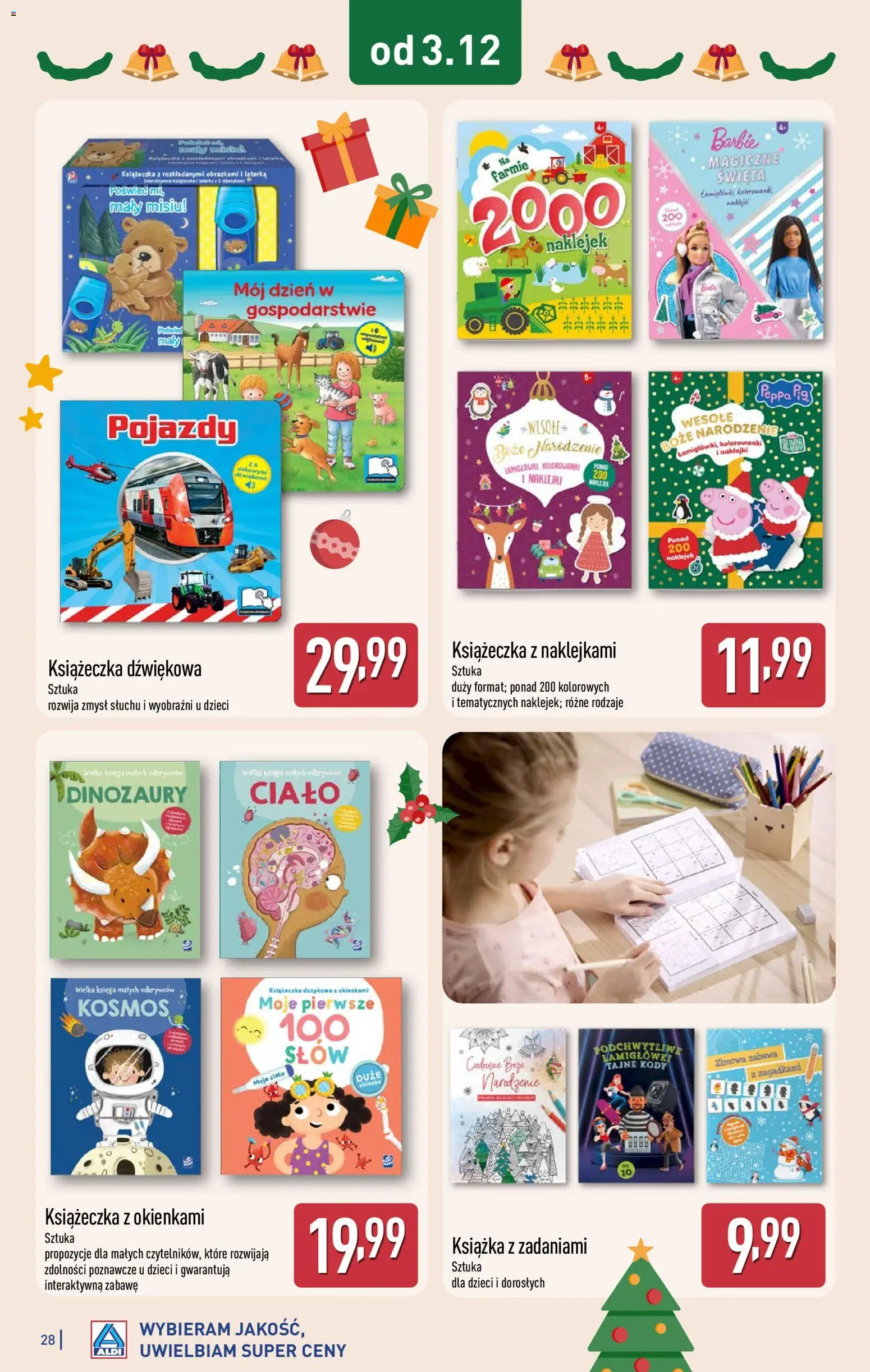 Aldi Gazetka - Katalog zabawek od 05.11.2025 | Strona: 28 | Produkty: Barbie, Naklejki