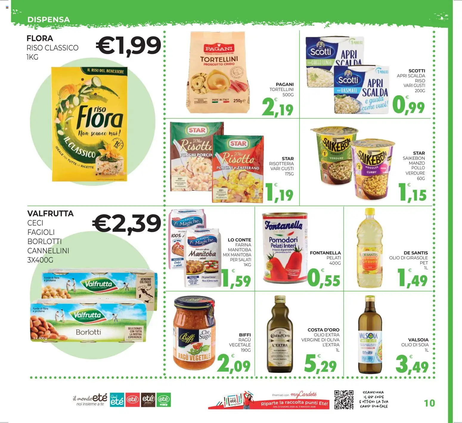 Volantino Eté del 16.01.2026 | Pagina: 10 | Prodotti: Succo, Pollo, Riso, Ragú