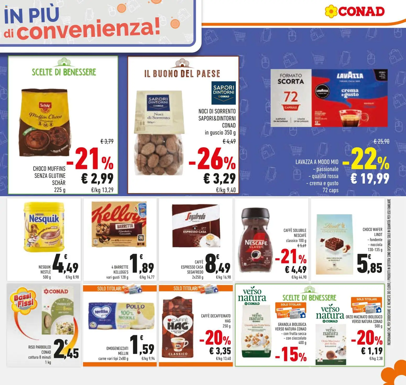 Volantino Conad del 06.11.2025 | Pagina: 33 | Prodotti: Crema, Pollo, Frutta, Macinato