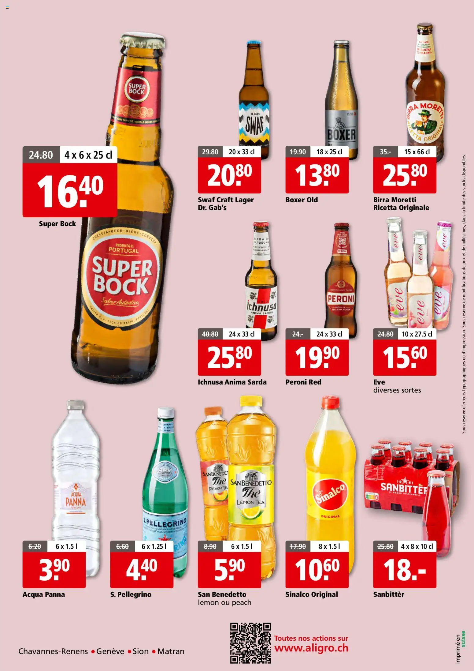 Aligro aktionen 2000 Chavannes, Matran, Genève, Sion – gültig ab 20.04.2026 | Seite: 12 | Produkte: Boxer