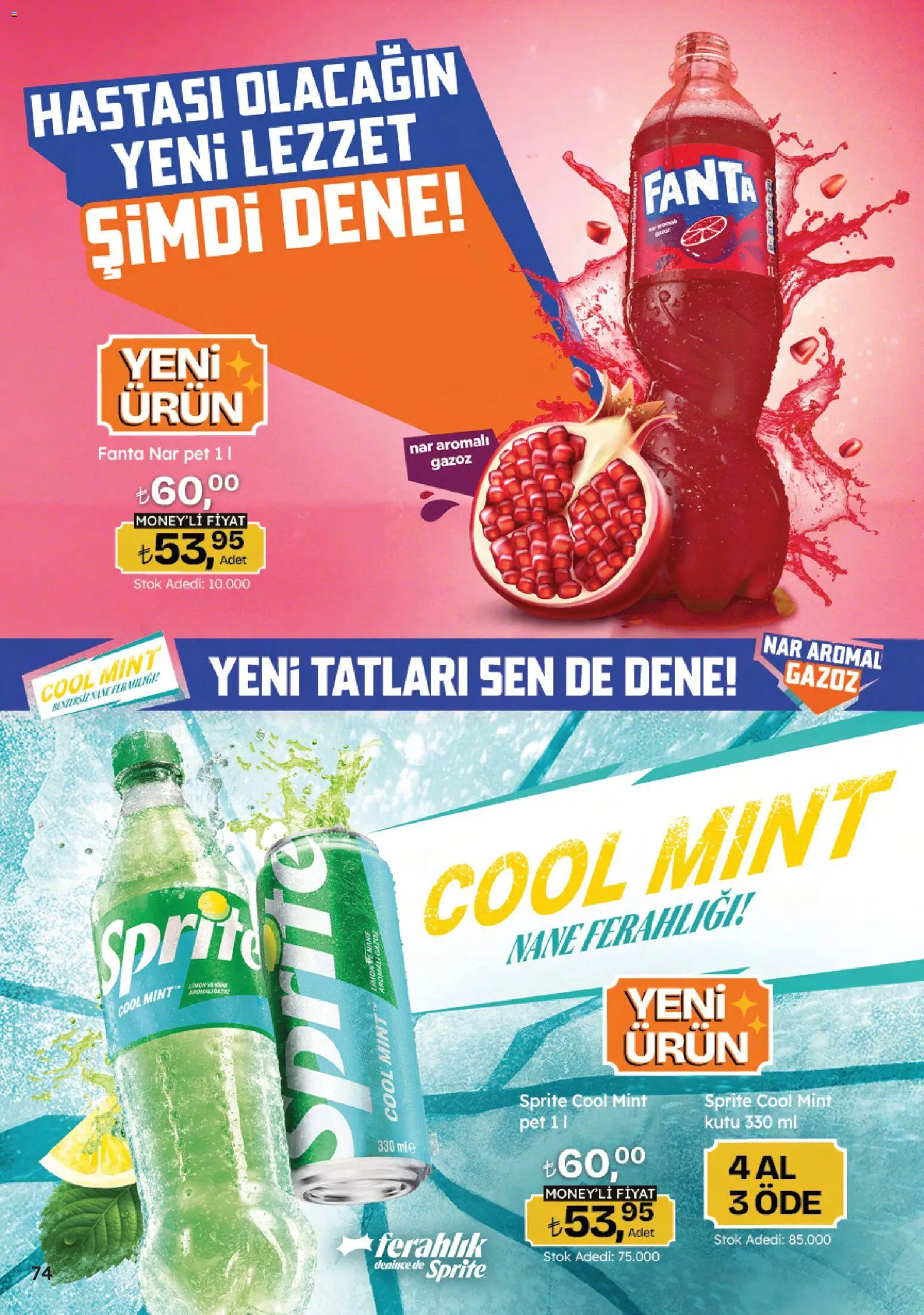 Migros Katalog - 5M Migroskop Dijital - 16.04.2026 tarihinden itibaren geçerlidir | Sayfa: 74 | Ürünler: Kutu, Nar, Fanta, Sprite