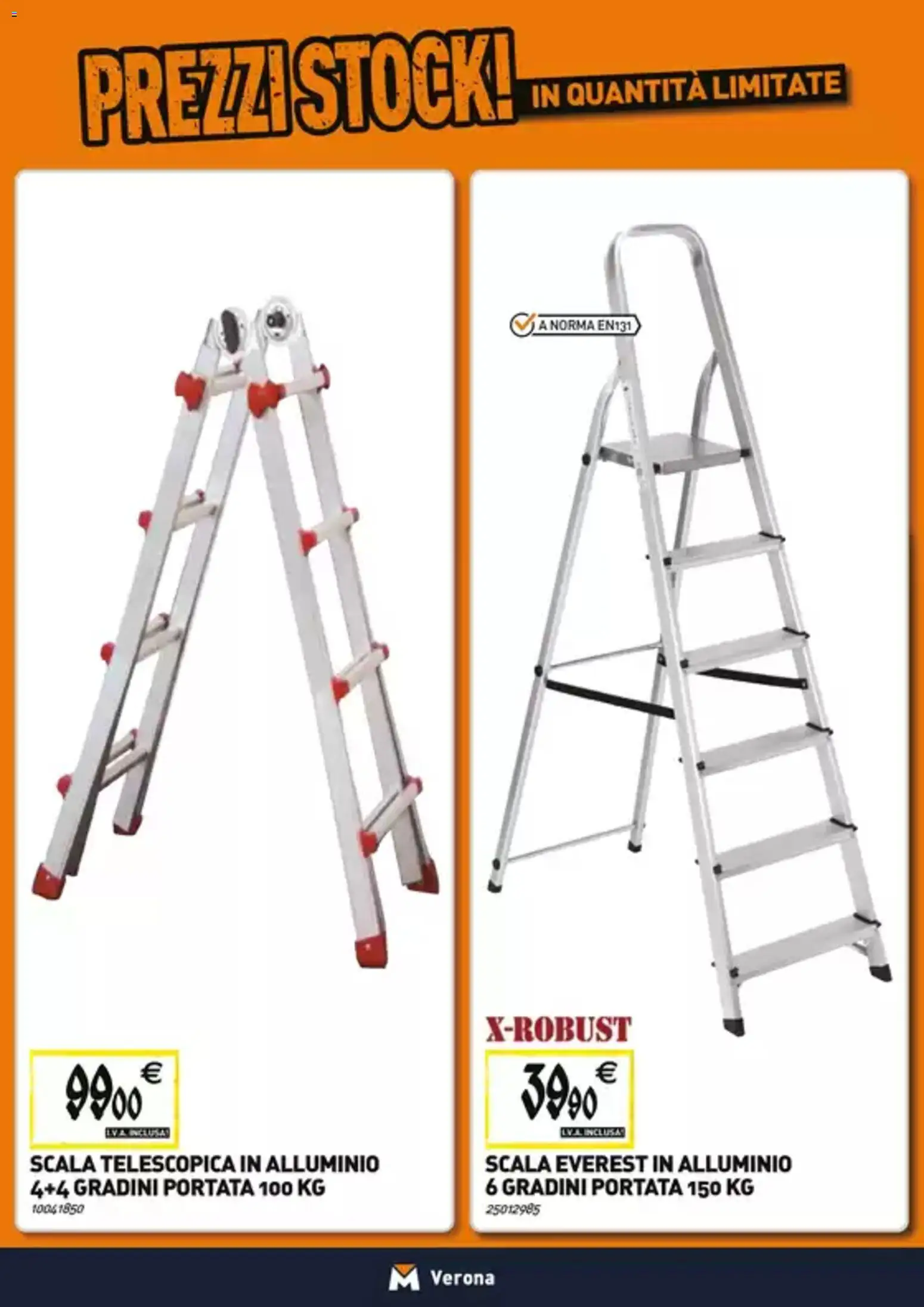 Volantino TECNOMAT del 27.11.2025 | Pagina: 22 | Prodotti: Scala, Alluminio