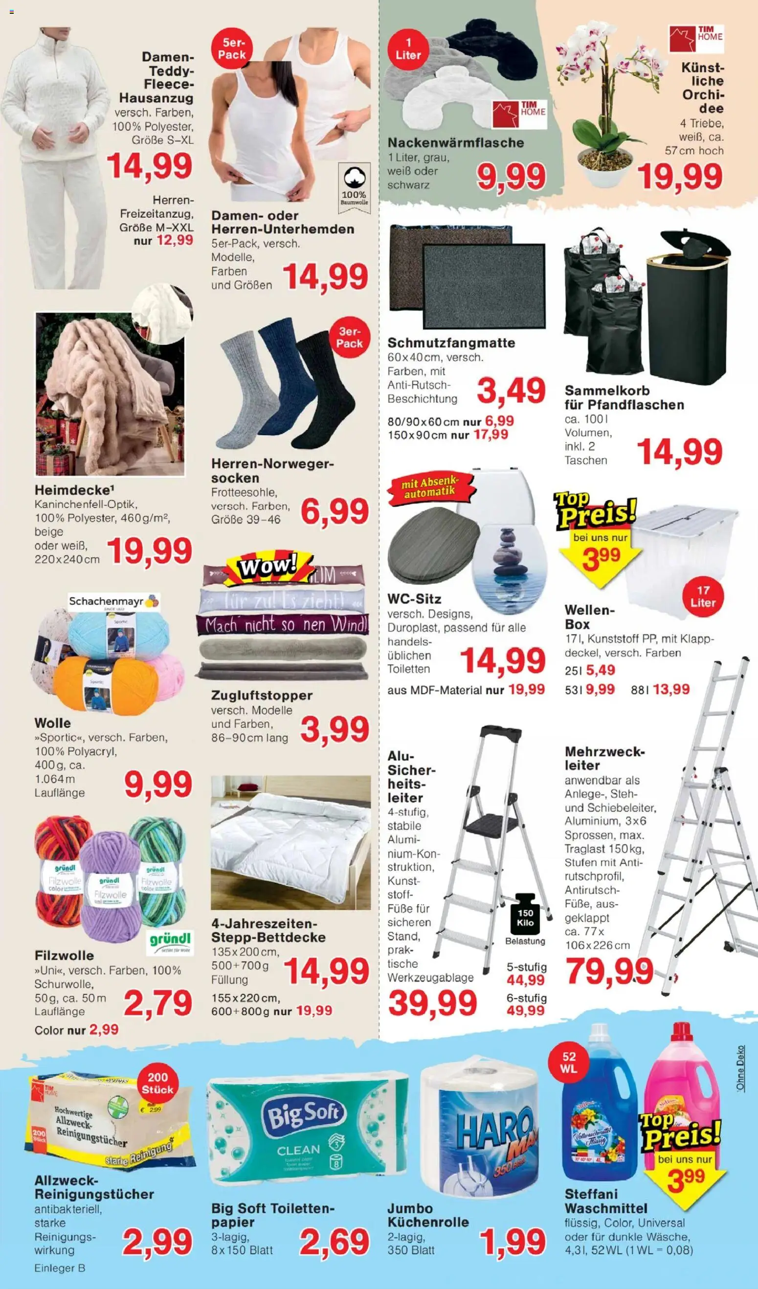 Jawoll Prospekt – gültig ab 02.02.2026 | Seite: 6 | Produkte: Schmutzfangmatte, Reinigungstücher, Waschmittel, Küchenrolle