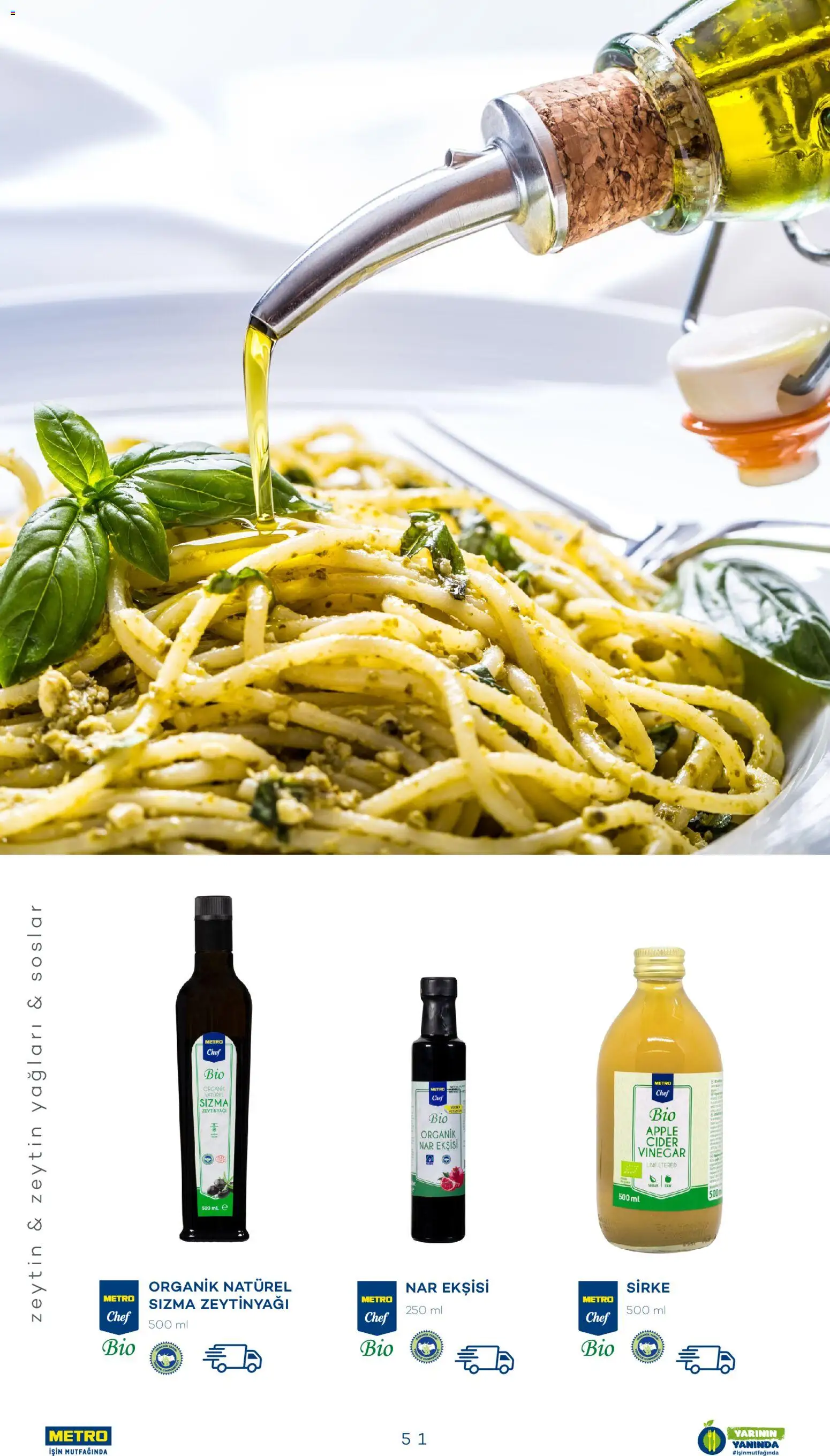 Metro - Sürdürülebilir Ürünler Kataloğu - 28.07.2025 tarihinden itibaren geçerlidir | Sayfa: 51 | Ürünler: Sirke, Nar ekşisi, Zeytin, Nar