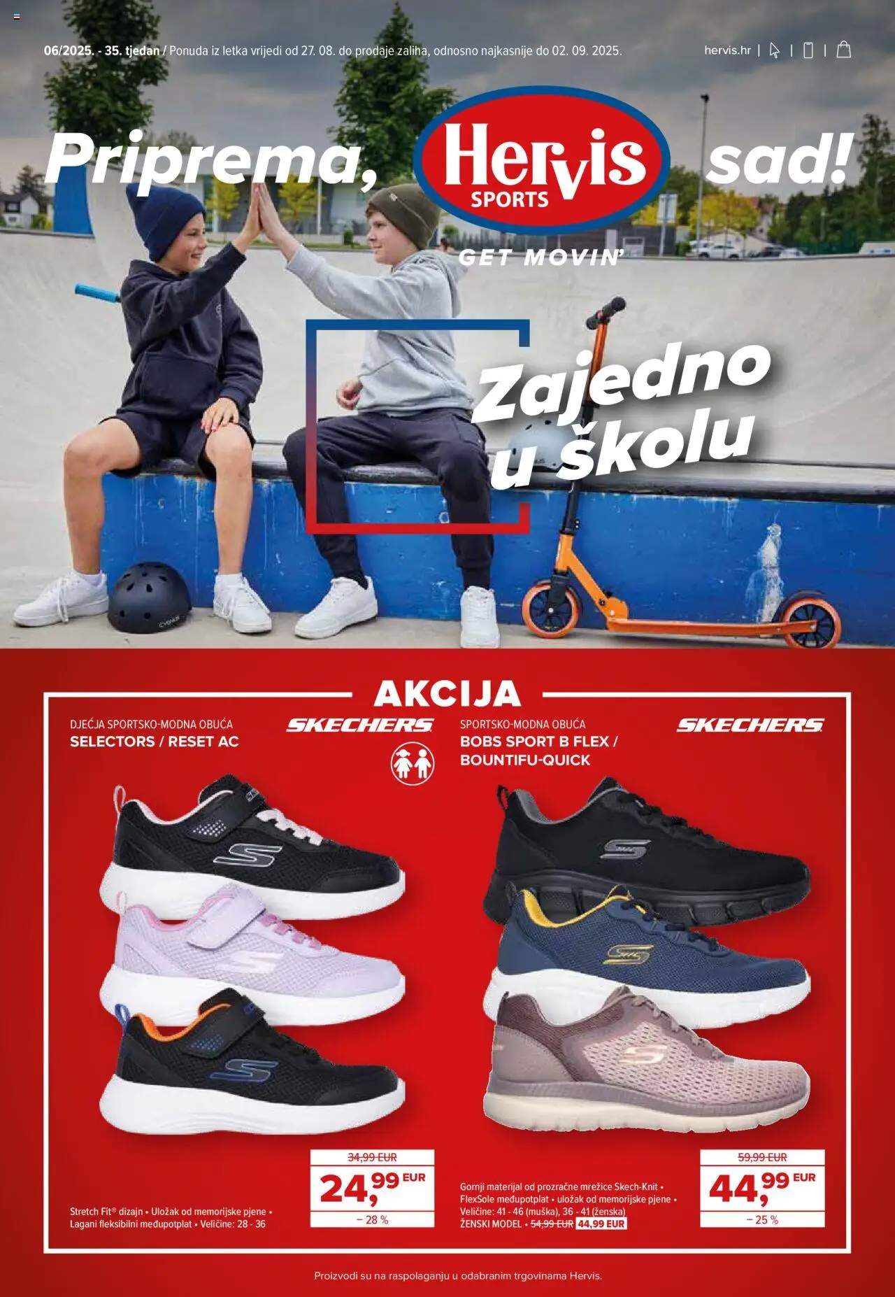 Hervis katalog | vrijedi od 27.08.2025 | Stranica: 1