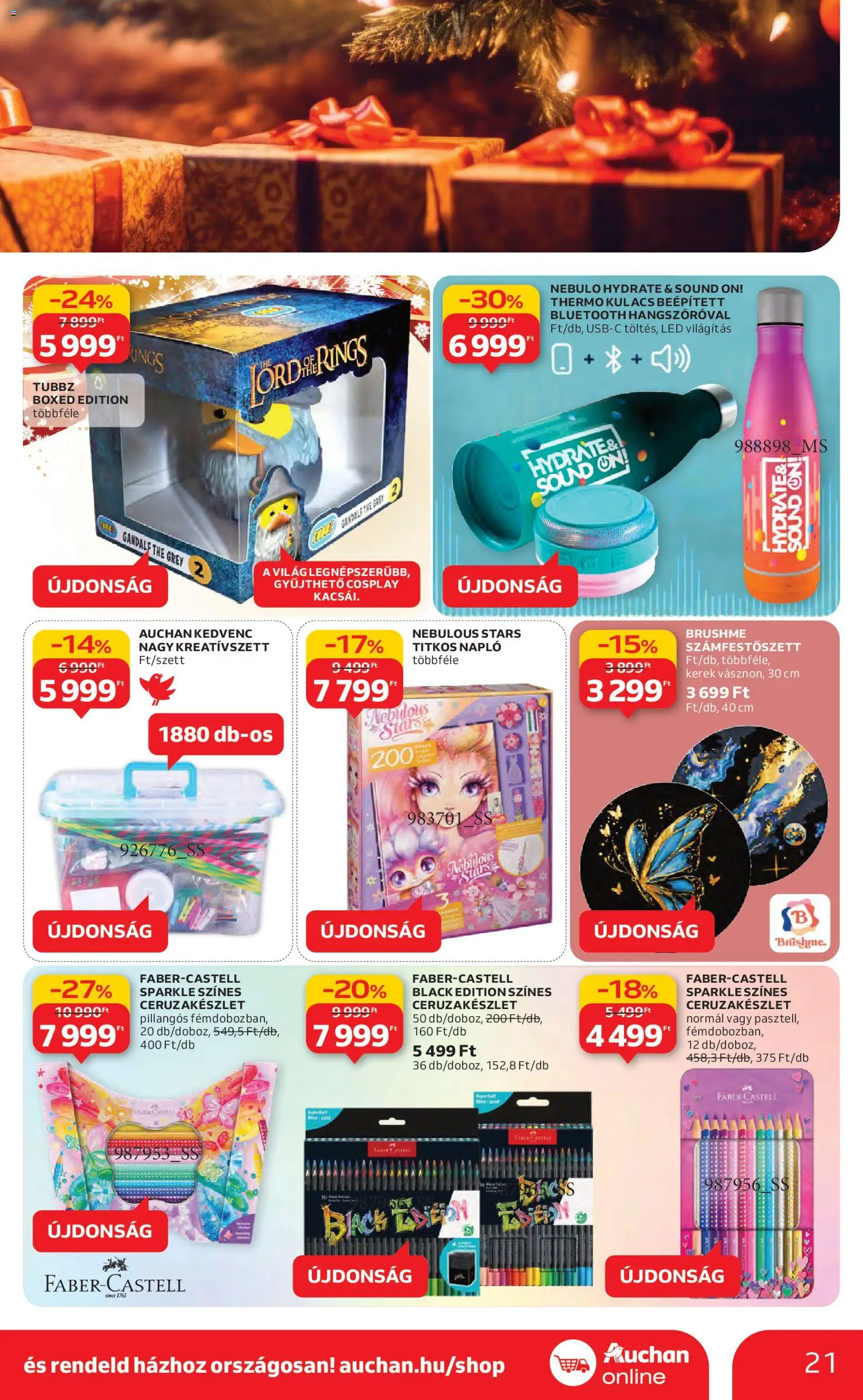 Auchan akciós ujság - amely érvényes a következő dátumtól: 13.11.2025 | Oldal: 21 | Termékek: Kulacs