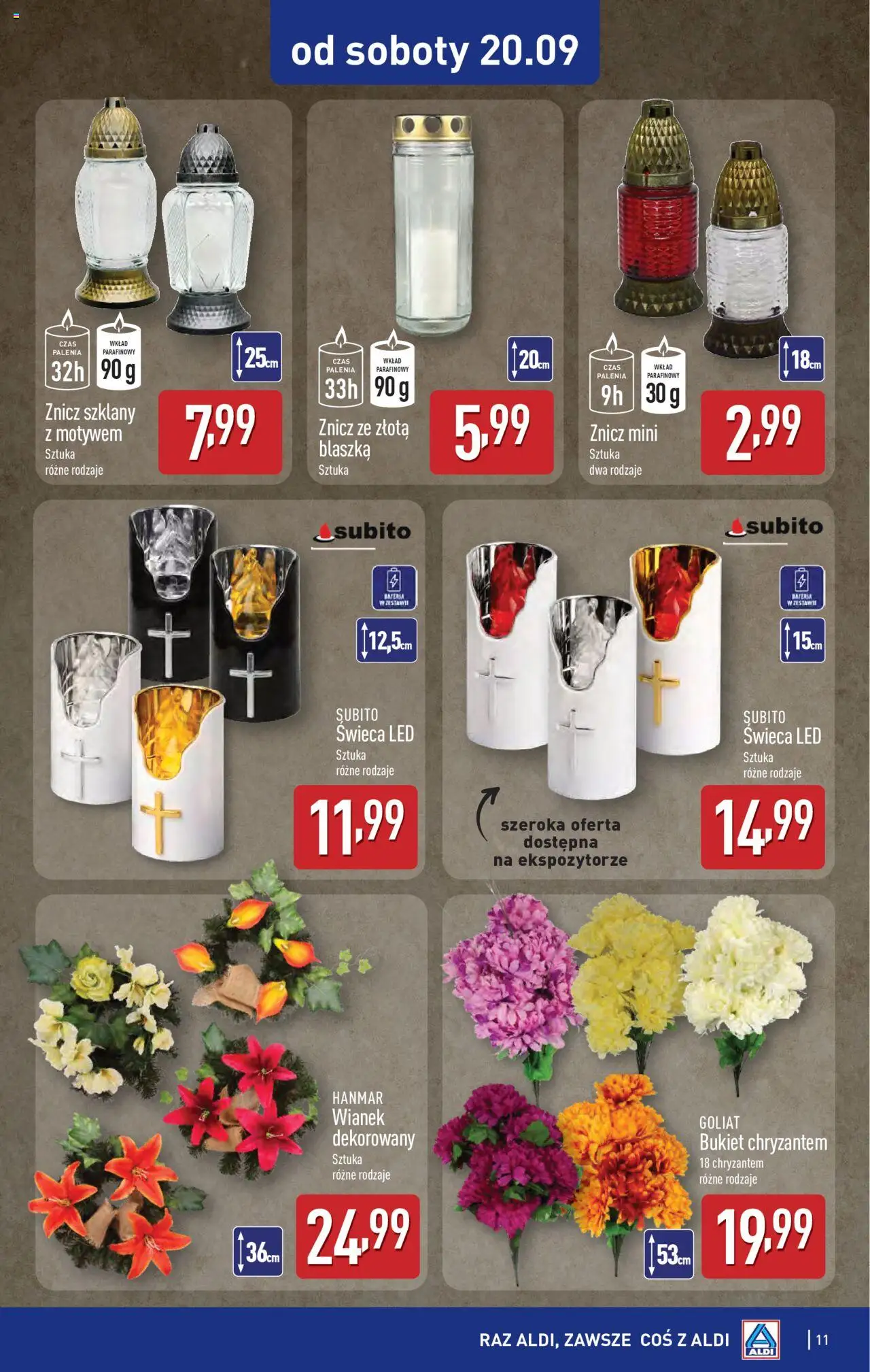 Aldi Gazetka - Hity od Środy i od Soboty od 17.09.2025 | Strona: 11 | Produkty: Bateria