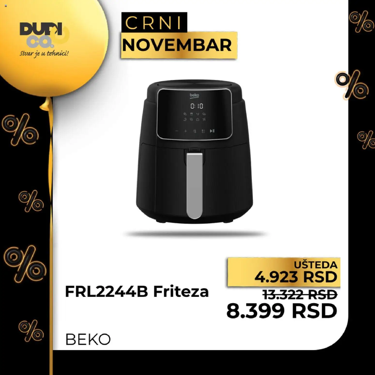 Dudi co. katalog - važi od 10.11.2025 | Strana: 45 | Proizvode: Friteza