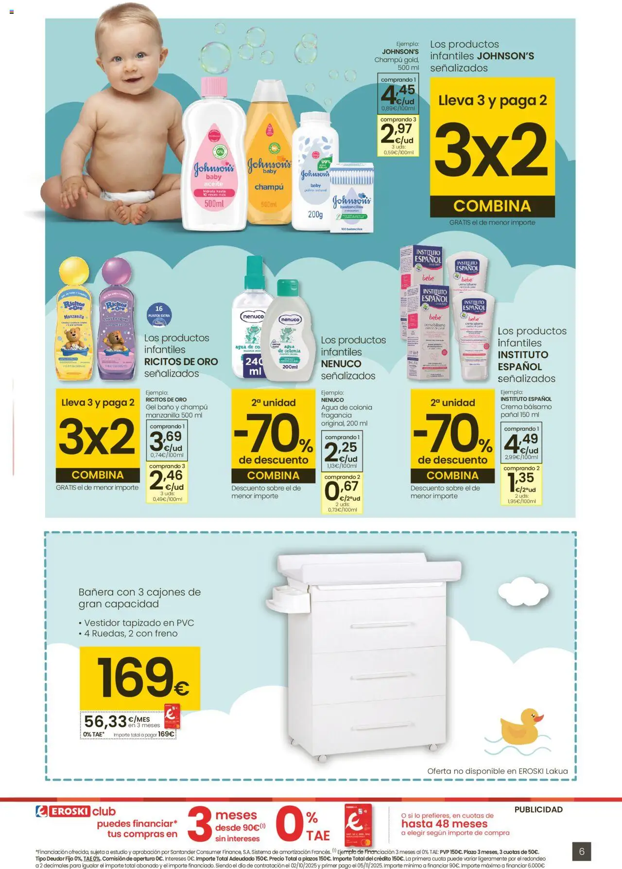 Eroski - Oh Qué peke │ válido desde el 02.10.2025 | Página: 6 | Productos: Fragancia, Polvo, Agua de colonia, Colonia