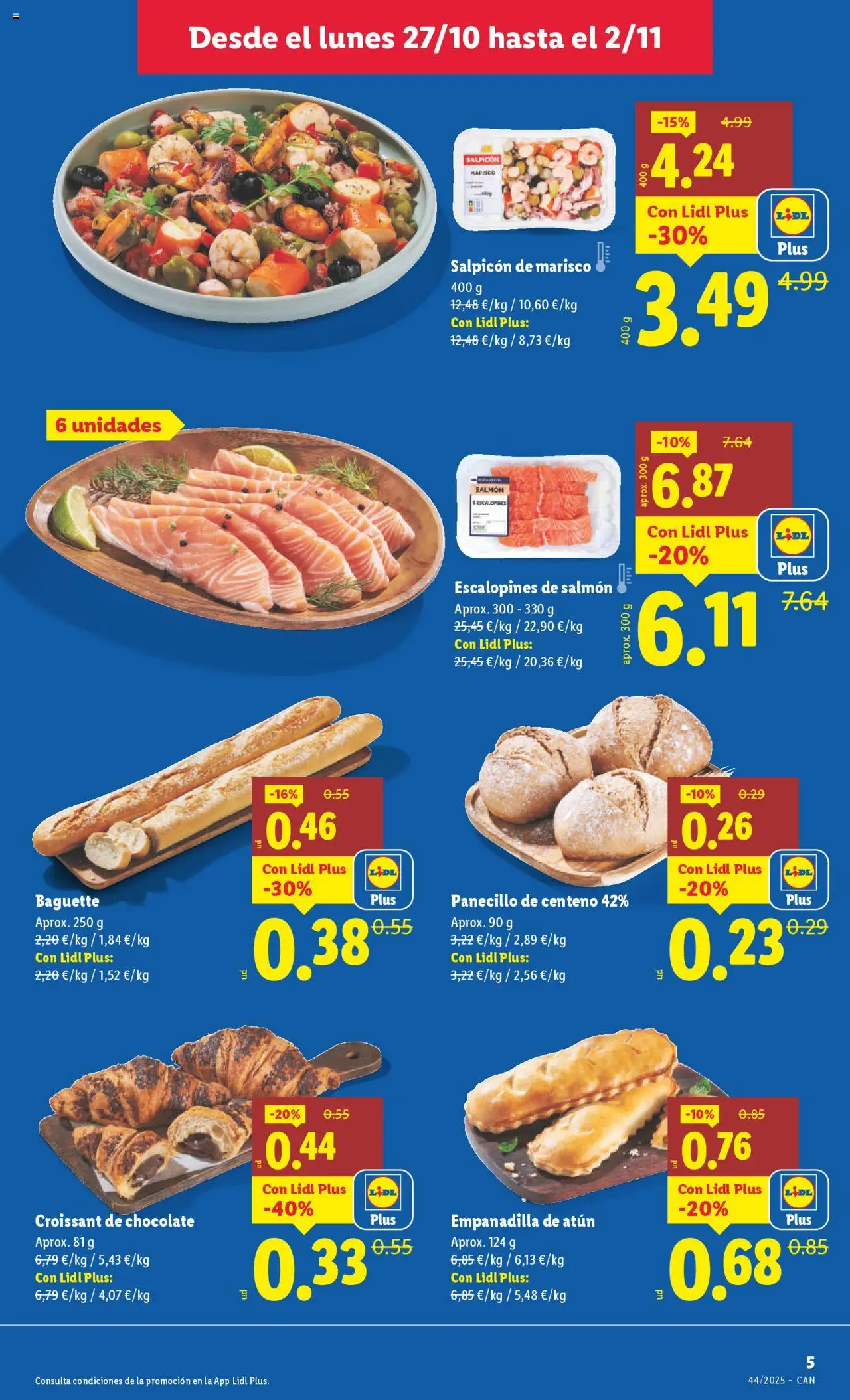 Lidl - Canarias │ válido desde el 27.10.2025 | Página: 7 | Productos: Chocolate, Croissant