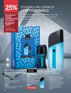 Pogląd oferty "Avon Katalog 12 2025" - ważna od 01.12.2025 | Strona: 120 | Produkty: Pudełko, Woda toaletowa, Dezodorant, Woda