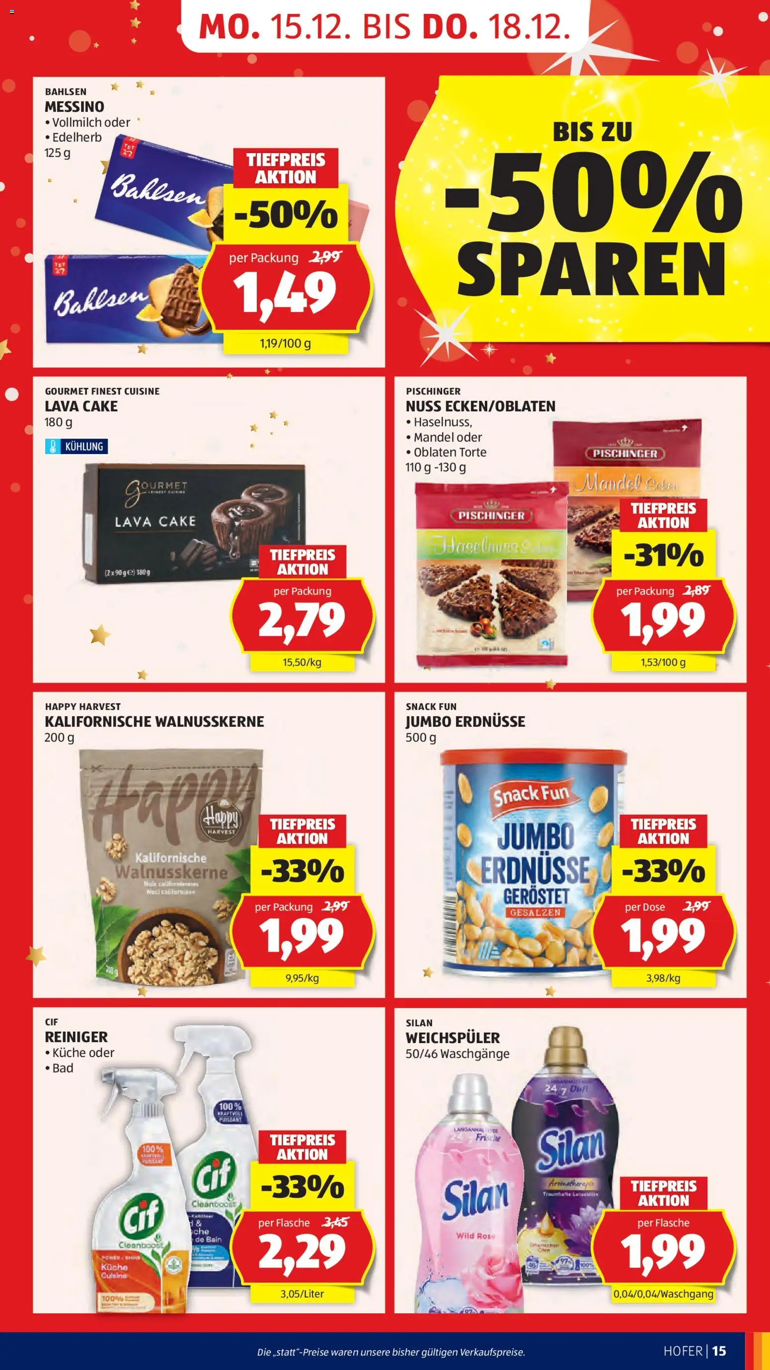 Hofer Flugblatt gültig ab 12.12.2025 | Seite: 23 | Produkte: Папионка, Bad, Duft, Weichspüler