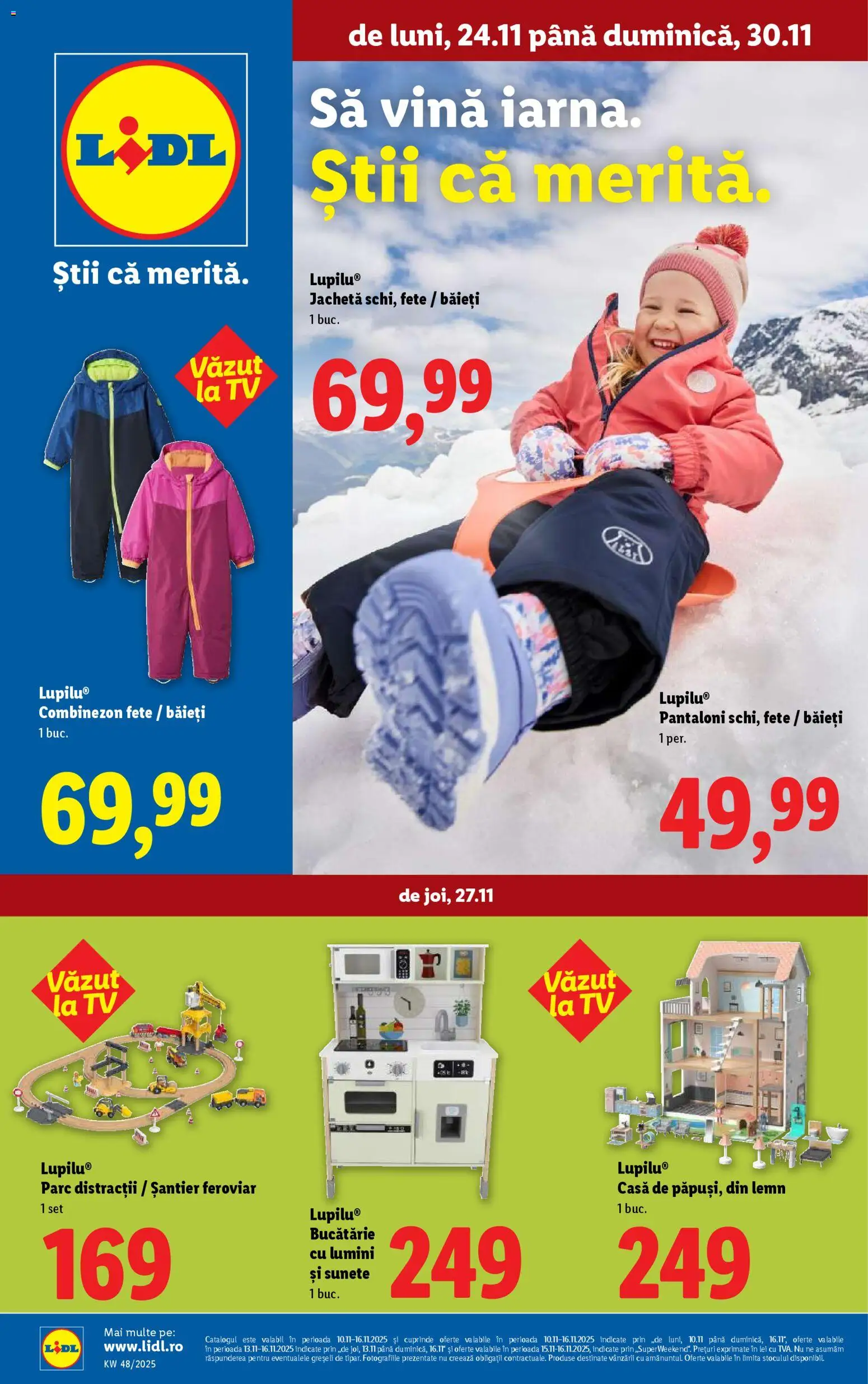 Noul catalog Lidl – valabil de la 24.11.2025 | Pagină: 1 | Produse: Jachetă, Bucătărie, Pantaloni