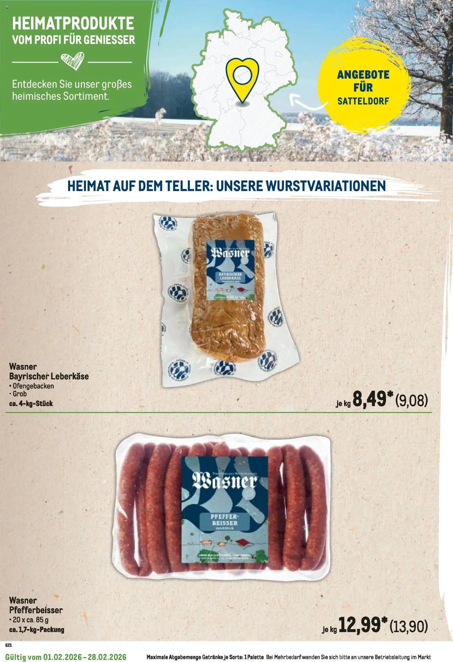 Metro Regionaler Flyer – gültig ab 01.02.2026 | Seite: 88 | Produkte: Pfeffer, Leberkase