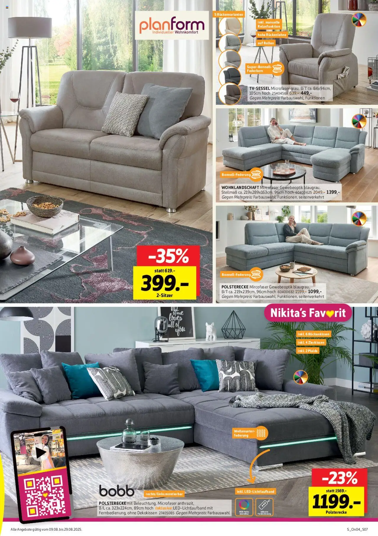 Sconto Prospekt 	 - gültig ab dem 09.08.2025 | Seite: 7 | Produkte: Wohnlandschaft