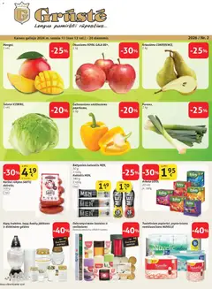 GRUSTE leidinys galioja nuo 11.01.2026