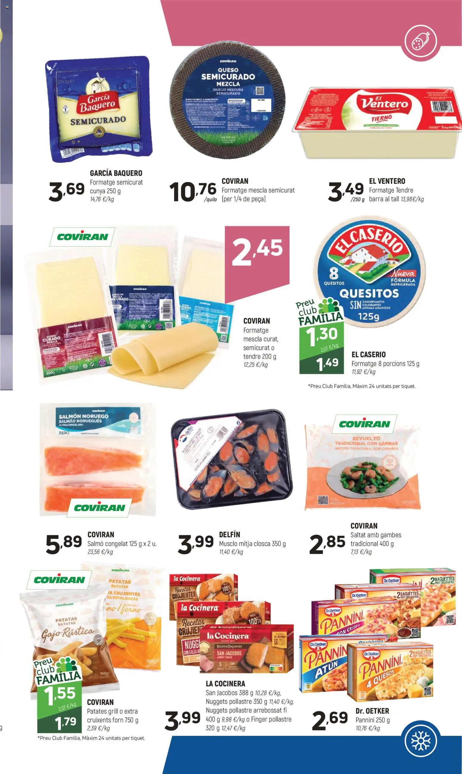 Coviran - Barcelona │ válido desde el 13.01.2026 | Página: 5 | Productos: Queso, Horno, Nuggets
