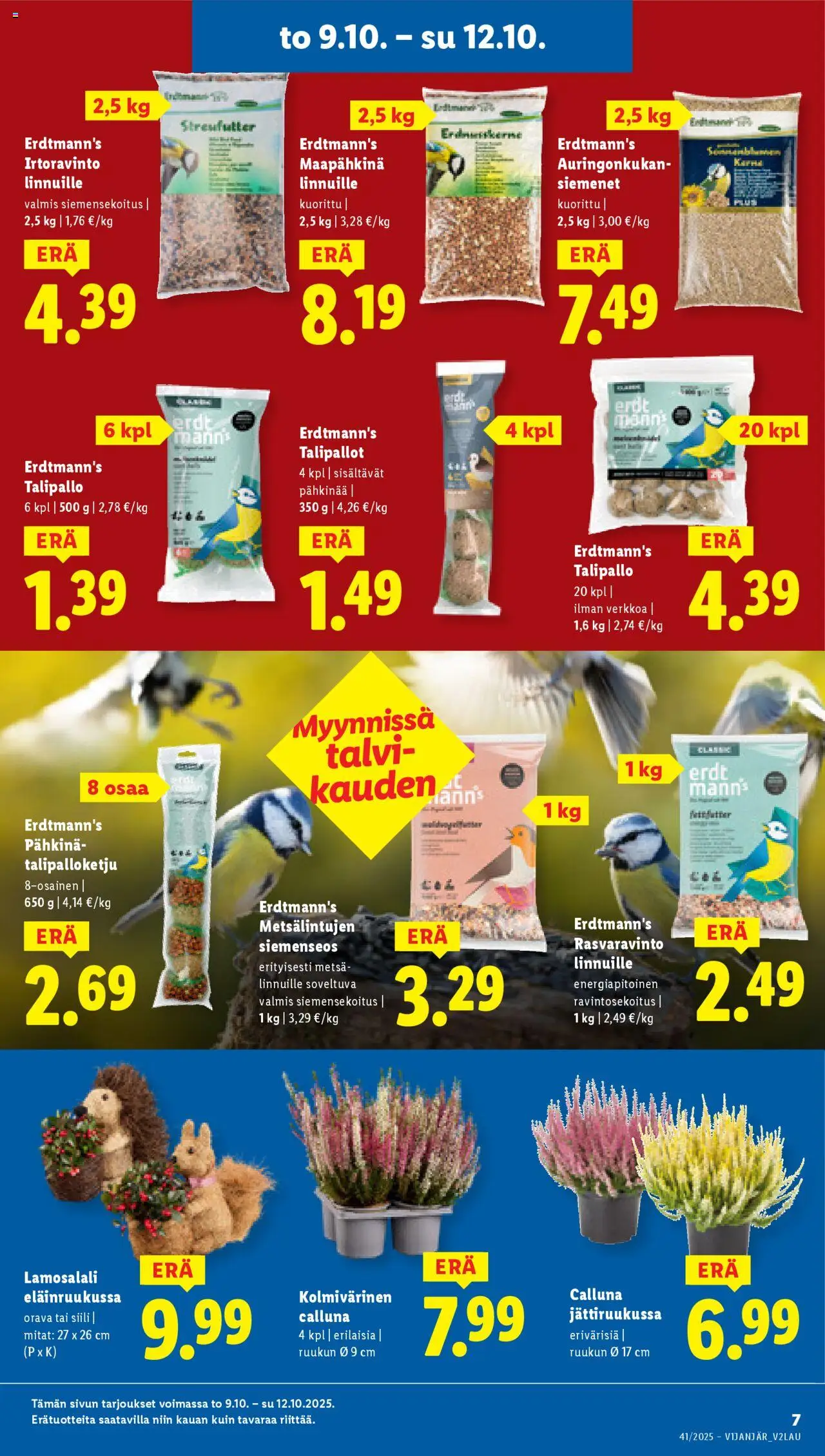 Lidl tarjoukset - Helsinki – voimassa 09.10.2025 alkaen | Sivu: 9 | Tuotteet: Siemenet