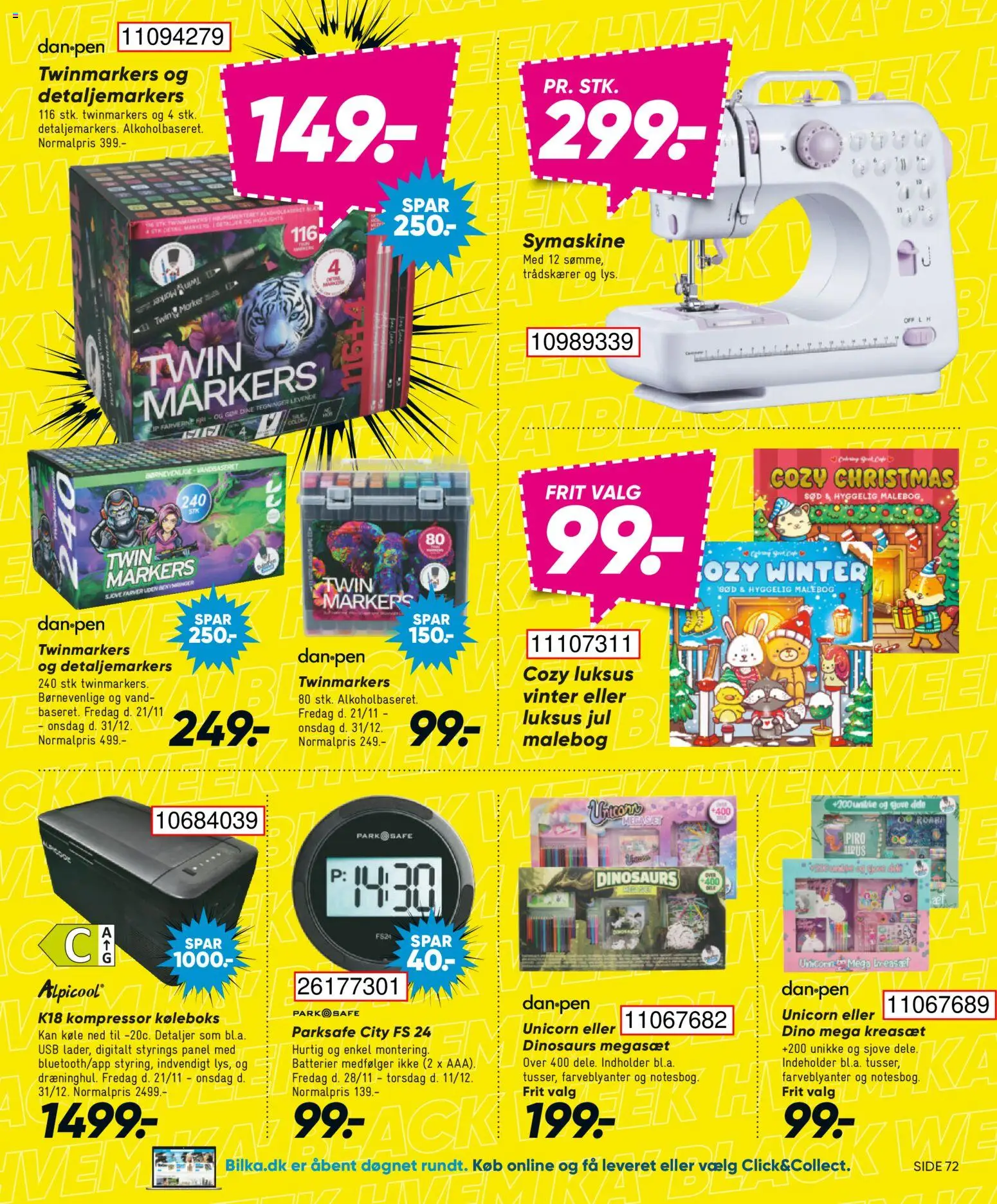 Bilka tilbudsavis – gyldig fra 28.11.2025 | Side: 58 | Produkter: Batterier, USB, Søm, Symaskine