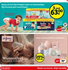 Kruidvat folder week 13 - Voorbeeld van een folder van Kruidvat, geldig van 24.03.2026 | Pagina: 61 | Producten: Kan, Fles, Pampers