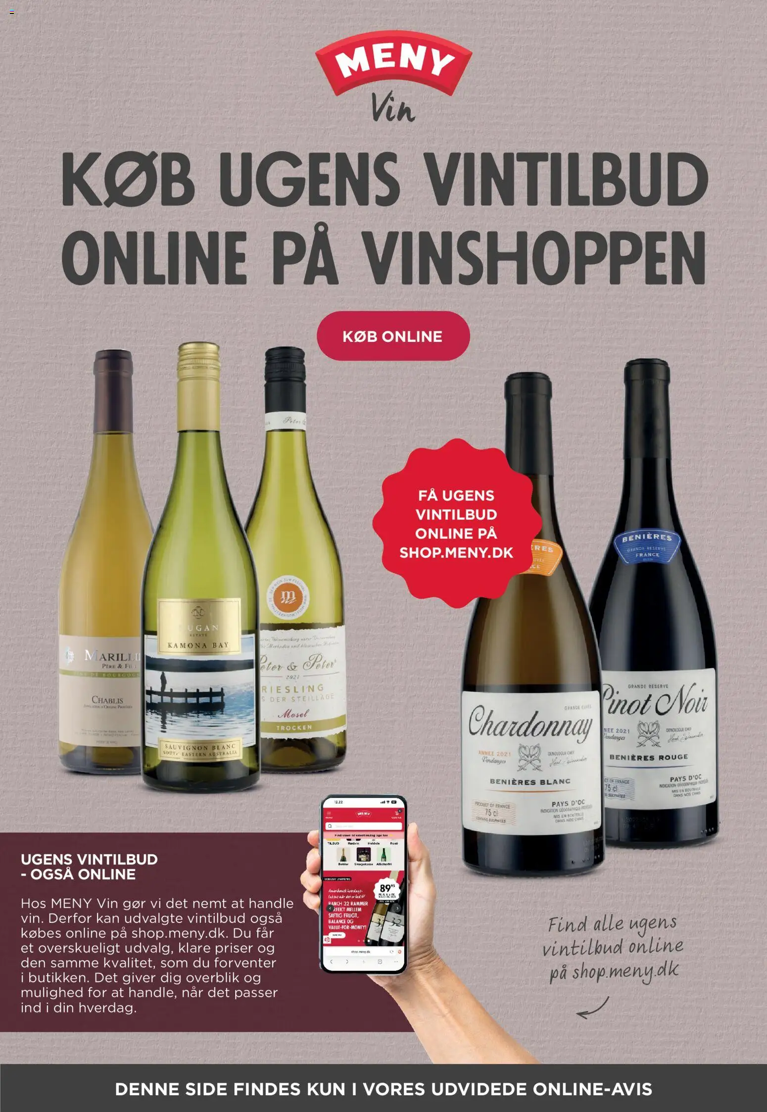 Meny tilbudsavis – gyldig fra 10.04.2026 | Side: 22 | Produkter: Rammer, Vin, Søm