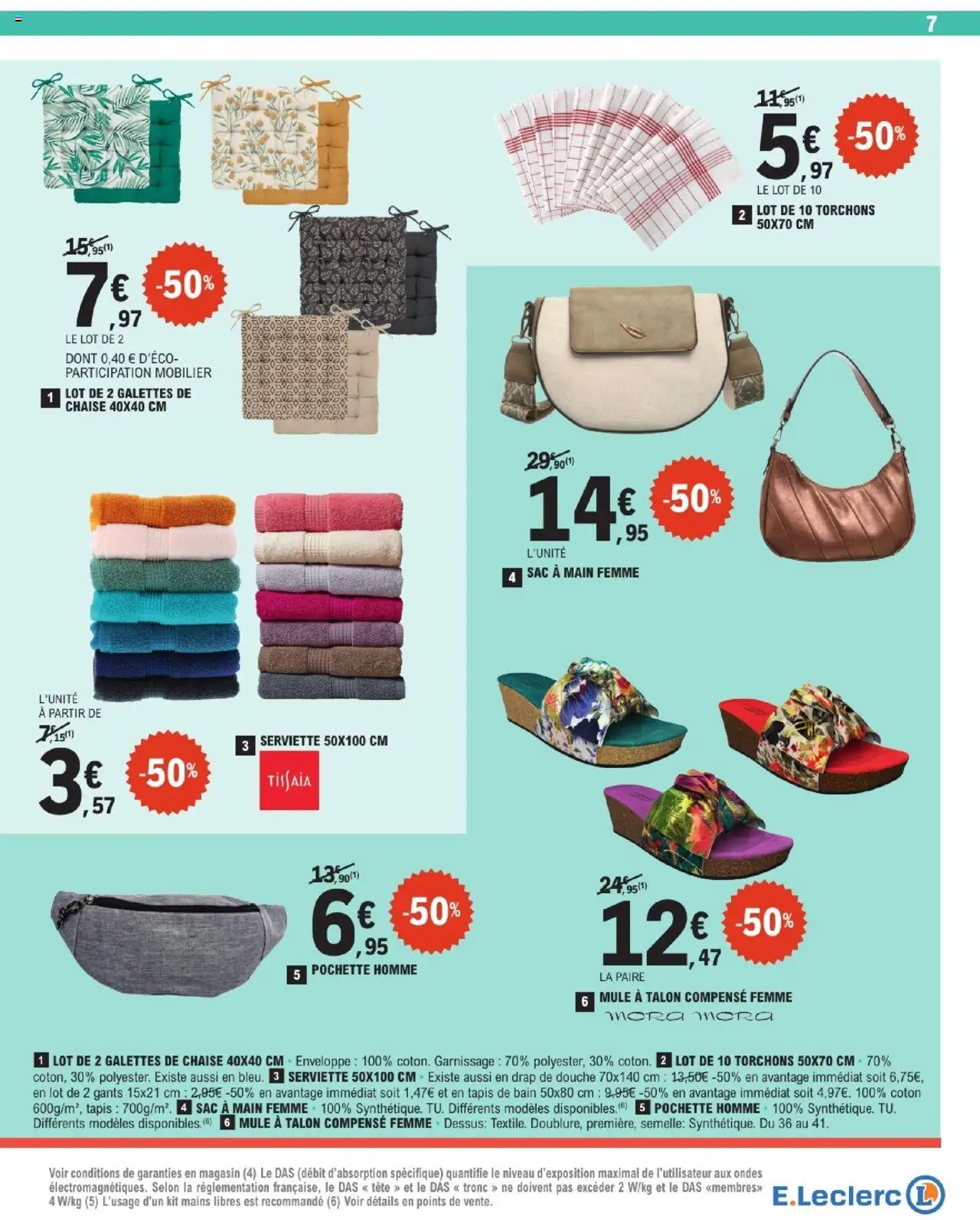  | Page: 7 | Produits: Coton, Enveloppe, Chaise, Douche