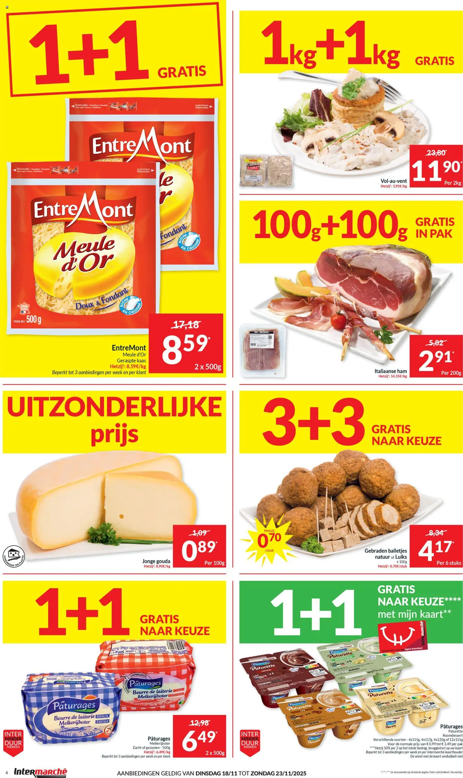 {H1} | Pagina: 4 | Producten: Ham, Kontaktgrill, Kaart, Kaas