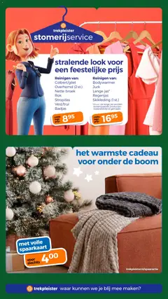 Trekpleister - Folder - Voorbeeld van een folder van Trekpleister, geldig van 22.12.2025 | Pagina: 49 | Producten: Regenjas, Broek, Badjas, Stropdas