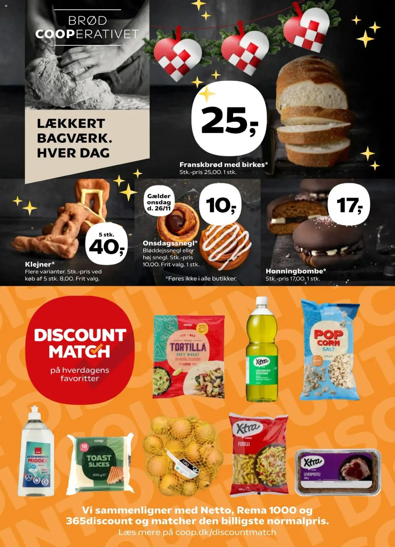 Kvickly tilbudsavis – gyldig fra 21.11.2025 | Side: 25 | Produkter: Brød, Salt, Leverpostej