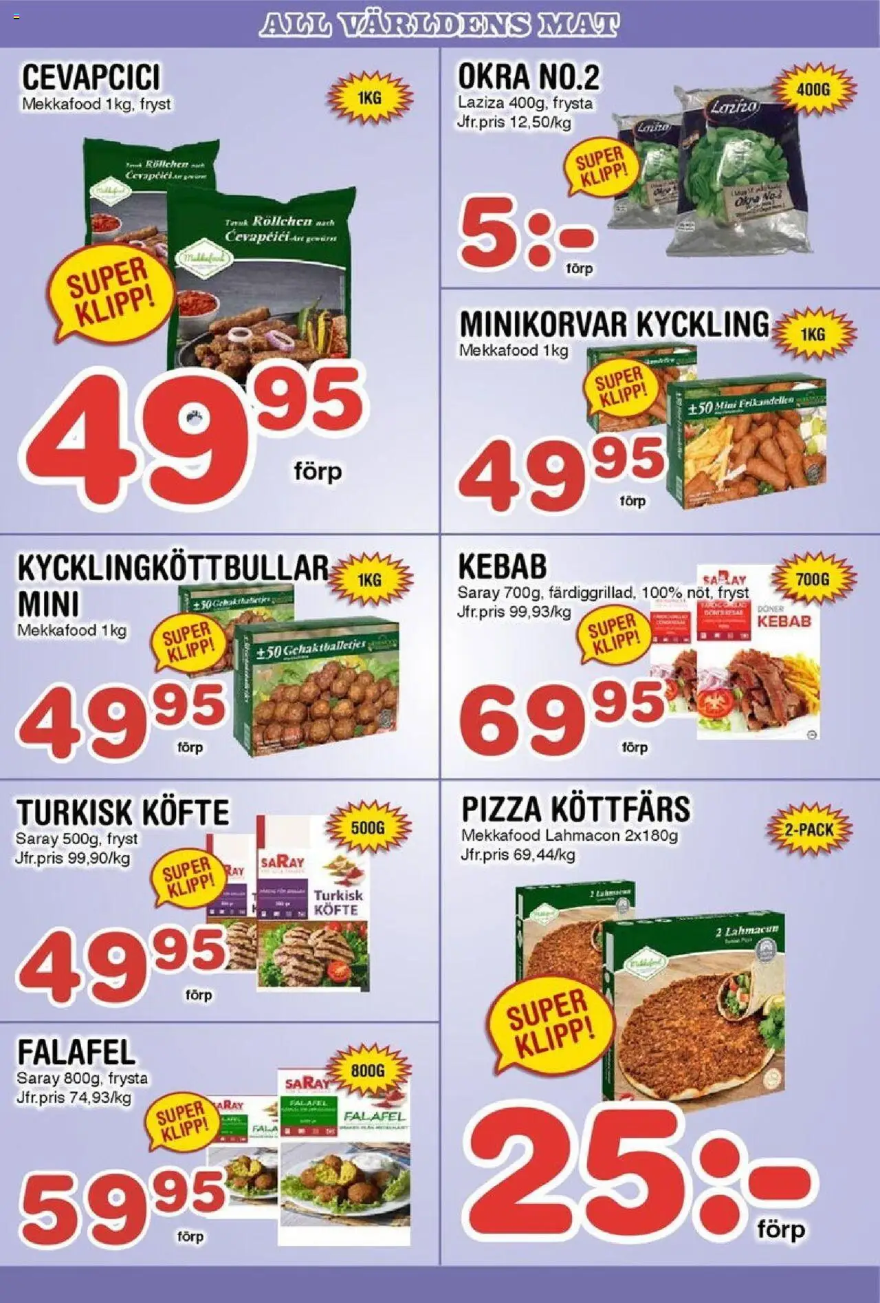 Nya Pulsen reklamblad aktuell från 06.10.2025 | Sida: 15 | Produkter: Pizza, Falafel