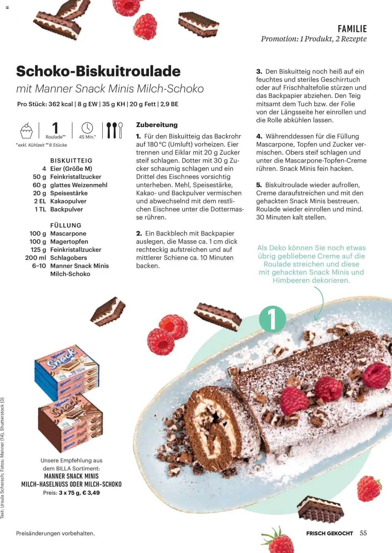 Billa Frisch Gekocht gültig ab 01.10.2025 | Seite: 53 | Produkte: Zucker, Creme, Eier