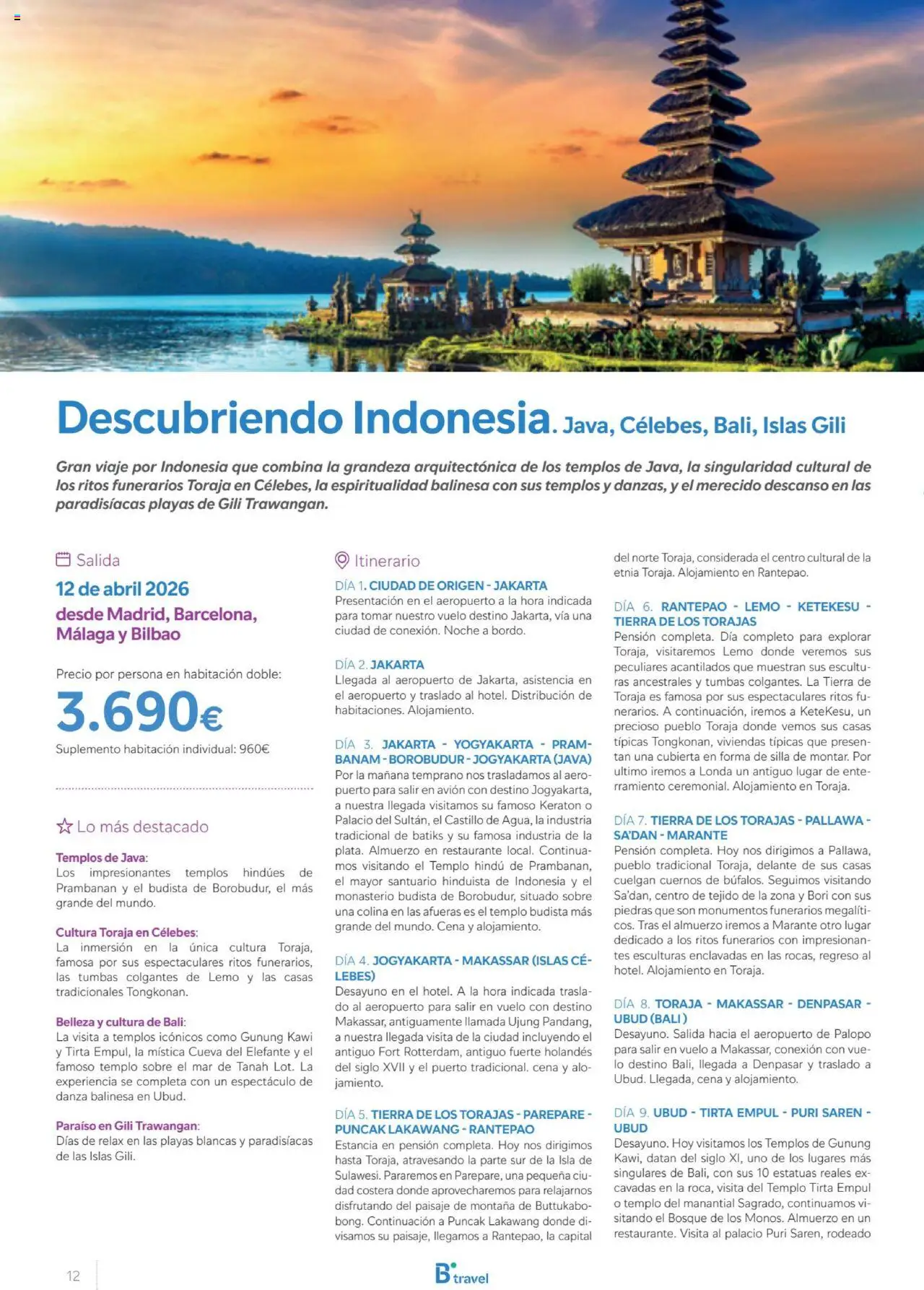 B the travel brand Viajeros Expertos Internacional 2026 │ válido desde el 03.10.2025 | Página: 12 | Productos: Silla