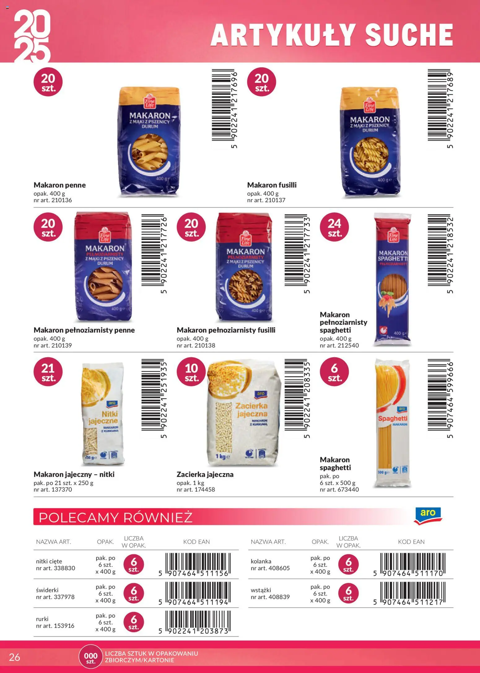 Makro Gazetka - Katalog marki własne dla Twojego sklepu od 28.04.2025 | Strona: 26 | Produkty: Makaron penne, Makaron pełnoziarnisty, Makaron durum, Makaron spaghetti