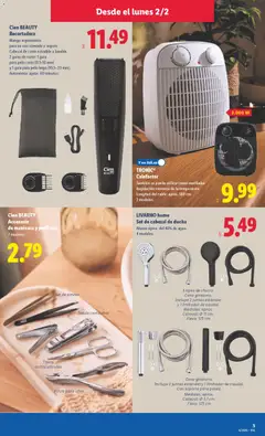 Vista previa LIVARNO home Set de cabezal de ducha, Ahorro aprox. del 40% de agua. 4 modelos. válido desde el 02.02.2026 | Página: 15 | Productos: Βερμούτ, Cabezal de ducha, Ρούτερ, Ducha